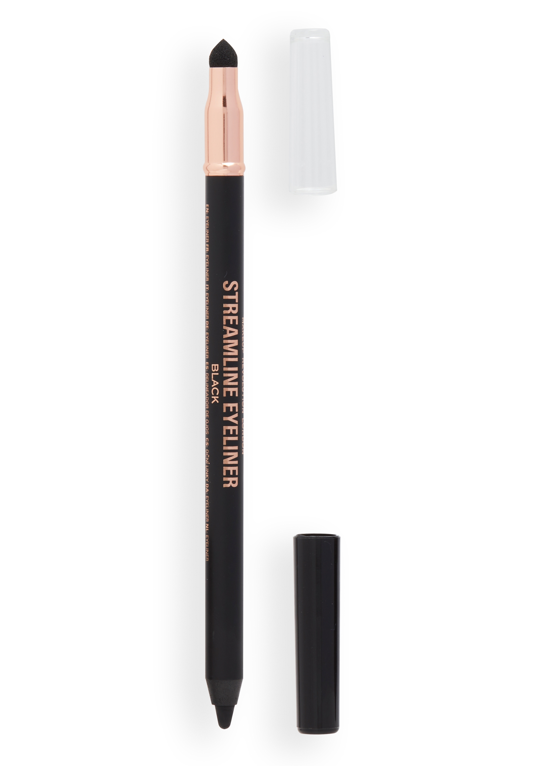 REVOLUTION, Revolution Streamline Waterline Matita Occhi Black, Donna, Nero, Taglia: FASUL