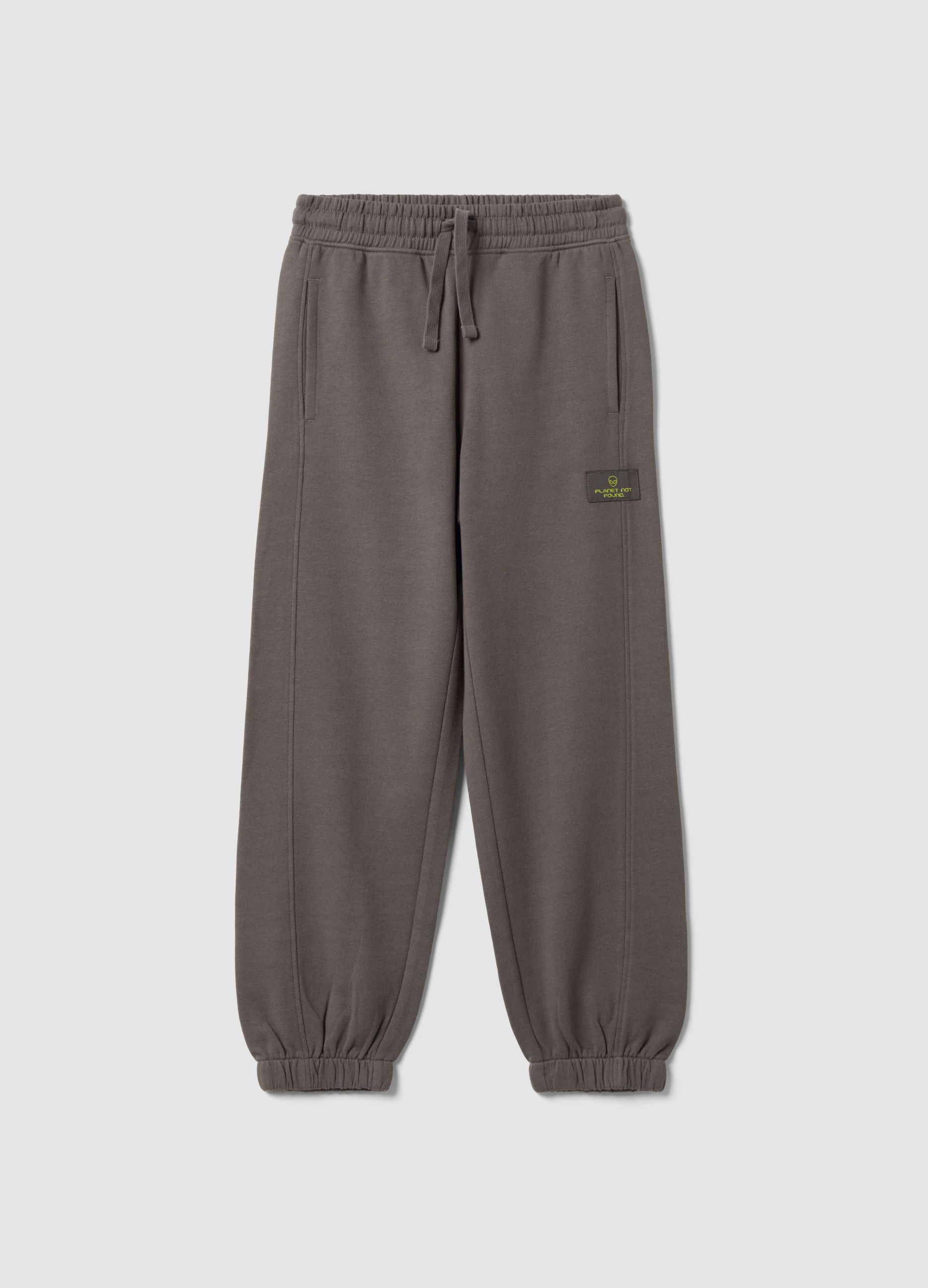 OVS KIDS, Pantaloni Jogger Grigi In Puro Cotone Over Fit Per Ragazzo, Bambino, Grigio, Taglia: 10-11