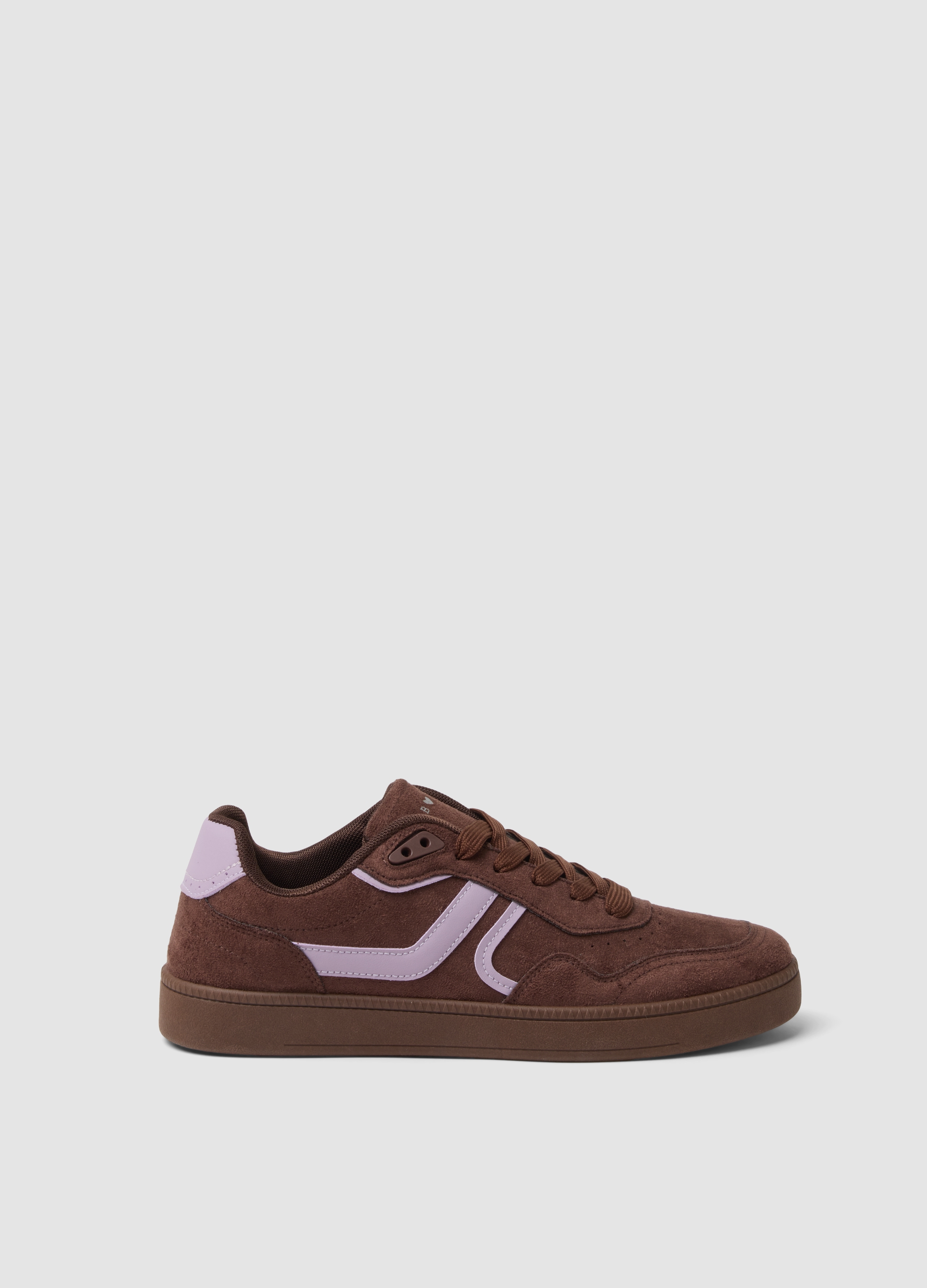 B.ANGEL, Sneakers Marroni Con Inserti Rosa, Donna, Marrone, Taglia: 36