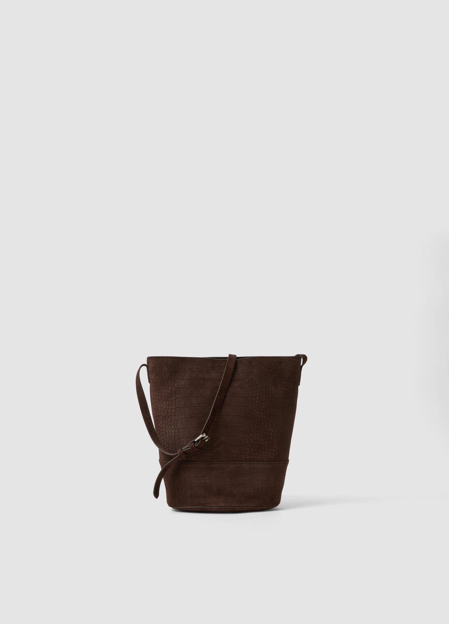 LES COPAINS, Borsa Marrone In Vera Pelle, Donna, Marrone, Taglia: ONE SIZE