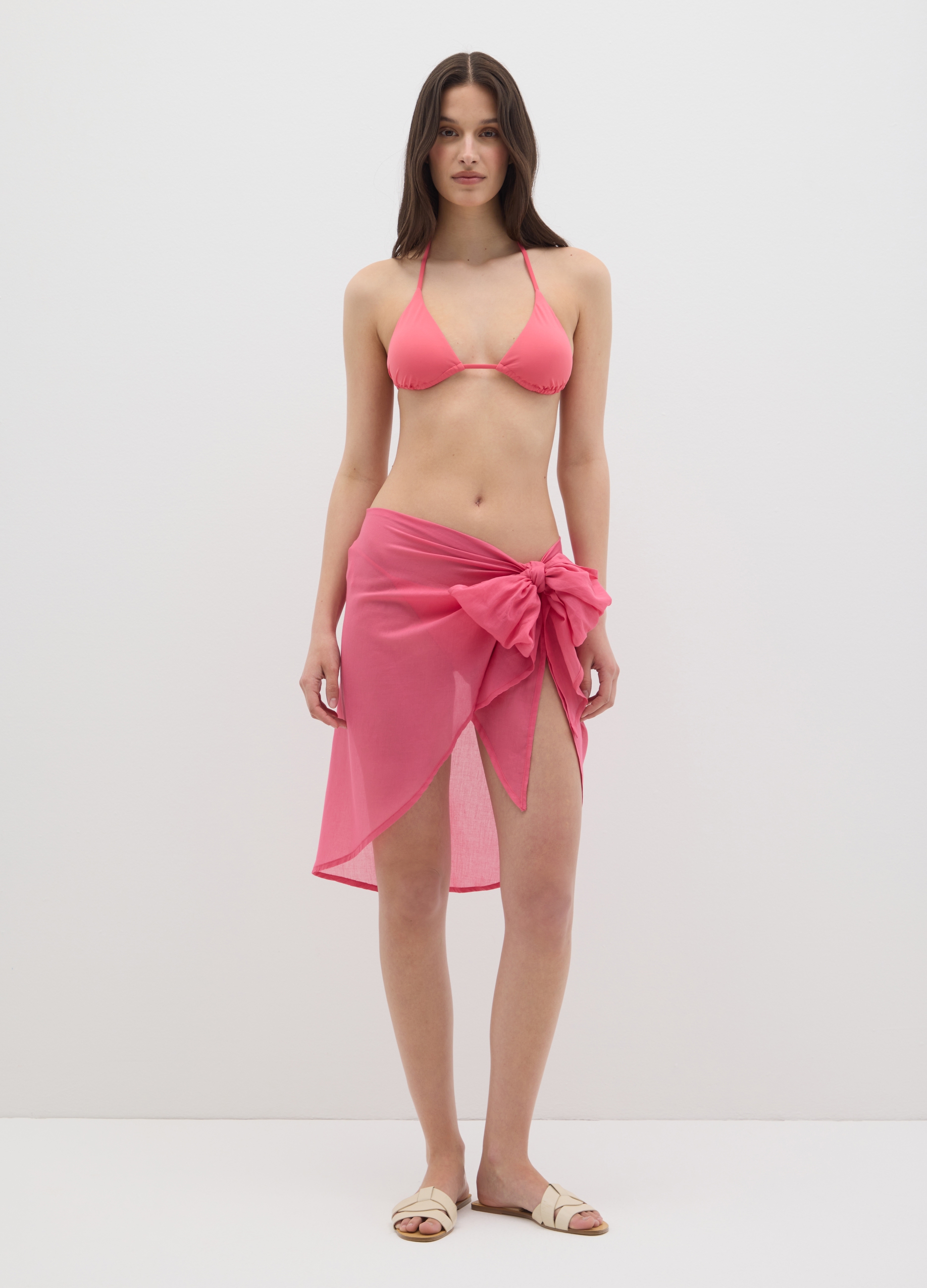 OVS , Pareo In Puro Cotone Rosa, Donna, Rosa, Taglia: ONE SIZE