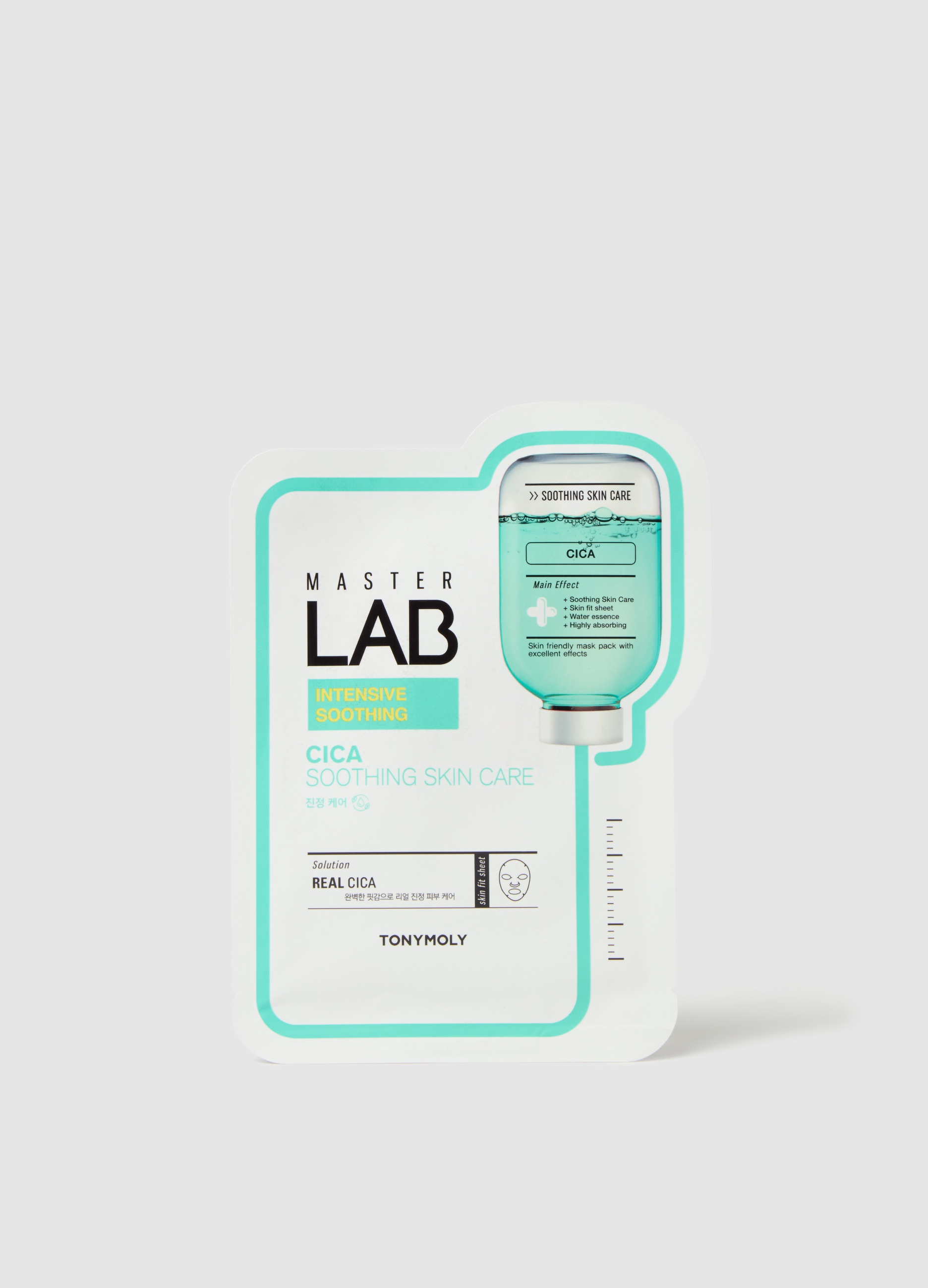 TONY MOLY, Maschera Lenitiva In Tessuto Contenente Estratto Di Centella Asiatica - Skincare Coreana, Donna, Bianco, Taglia: FASUL