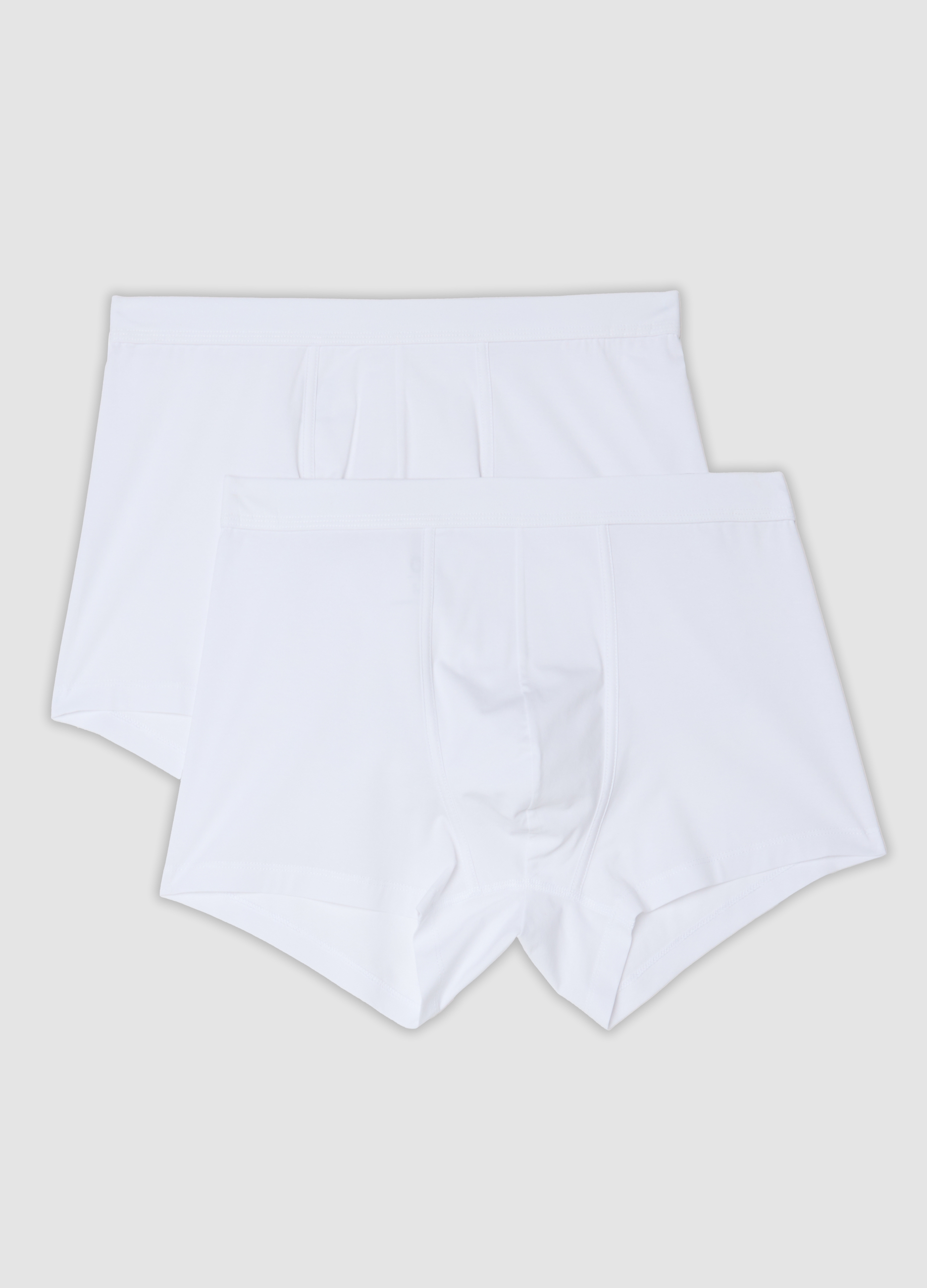 OVS, Bipack Boxer Bianchi In Cotone Mercerizzato Elasticizzato, Uomo, Bianco, Taglia: XL