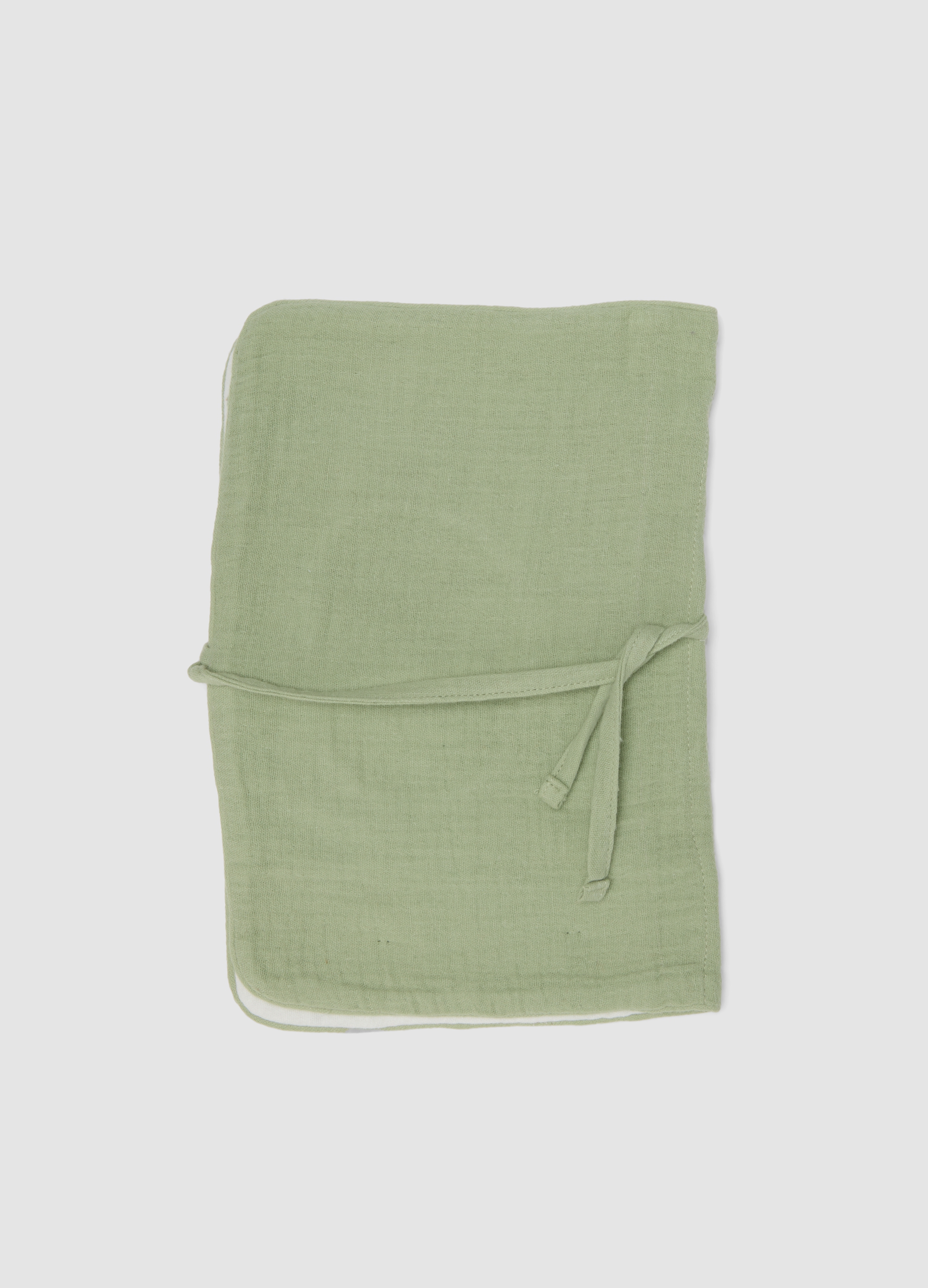 FAGOTTINO, Fasciatoio Verde In Puro Cotone Con Stampa Allover, Neonato, Verde, Taglia: ONE SIZE