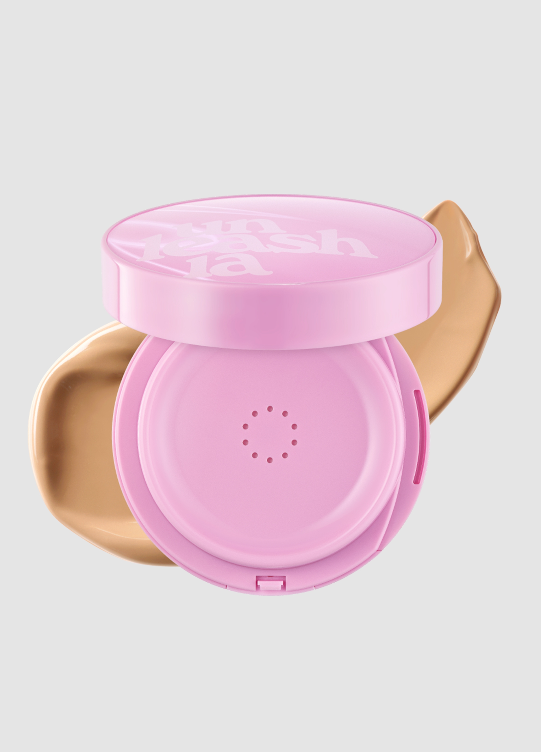 UNLEASHIA, Don't Touch Glass Pink Cushion Re-feel 27n Limpid - Make-up Coreano, Donna, Multicolor, Taglia: FASUL