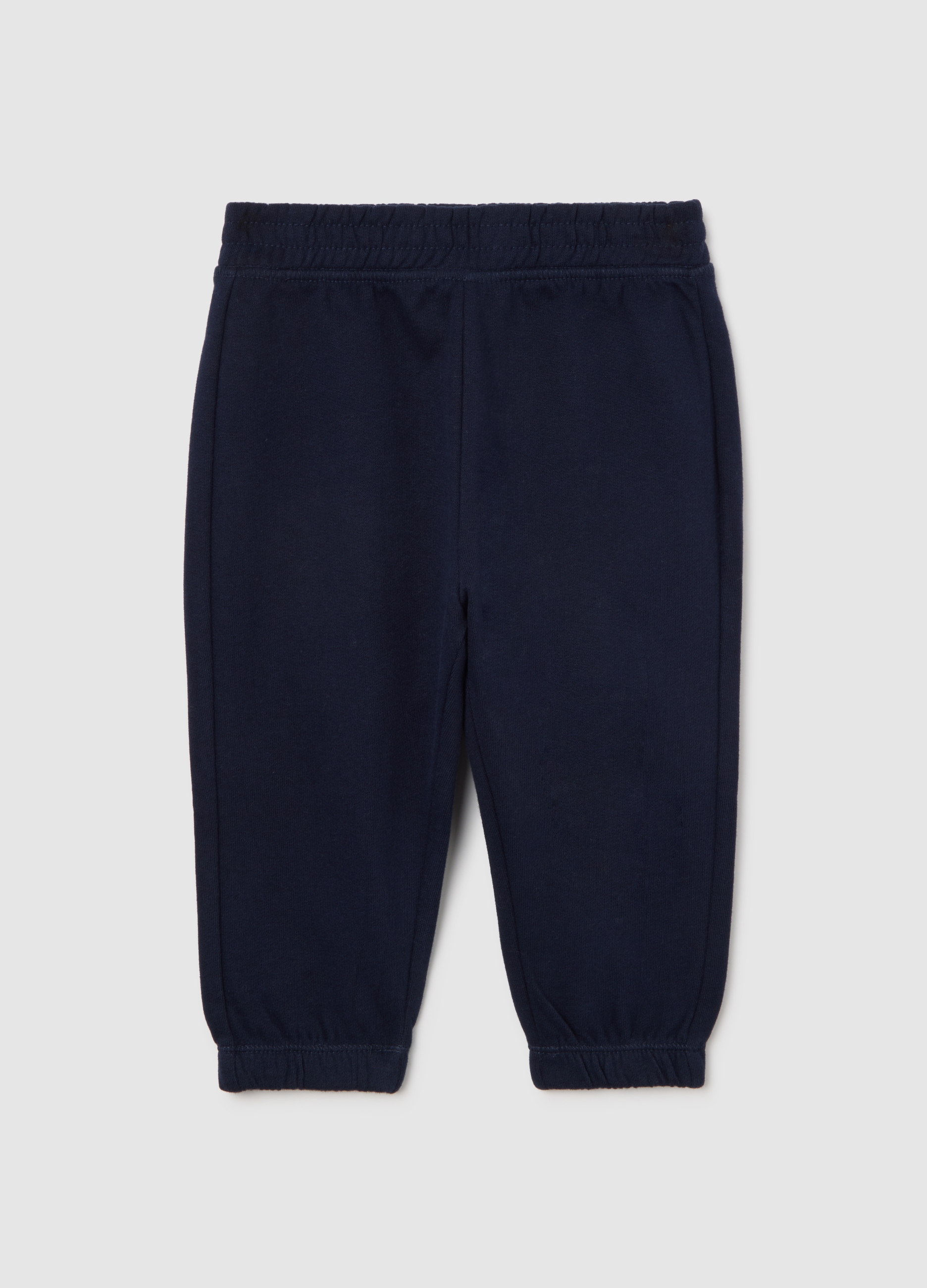 FAGOTTINO, Pantalones Azules De Niña En Algodón Puro, Ajuste Regular De Forro Polar, Niña, Azul oscuro, Talla: 24-30