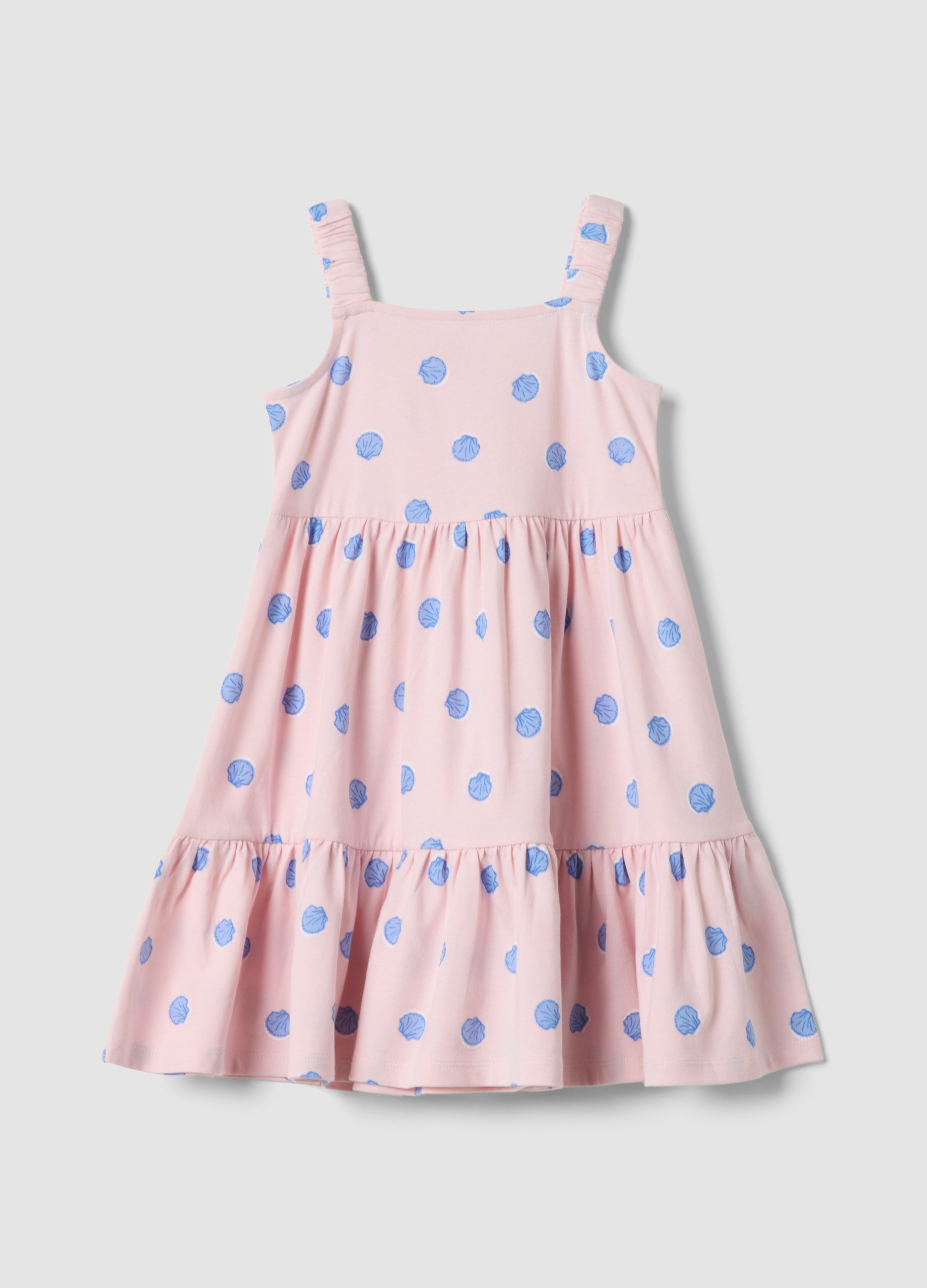 OVS KIDS, Vestido Rosa De Algodón Puro Para Niña Con Lunares, Corte Regular, Niña, Rosa, Talla: 9-10