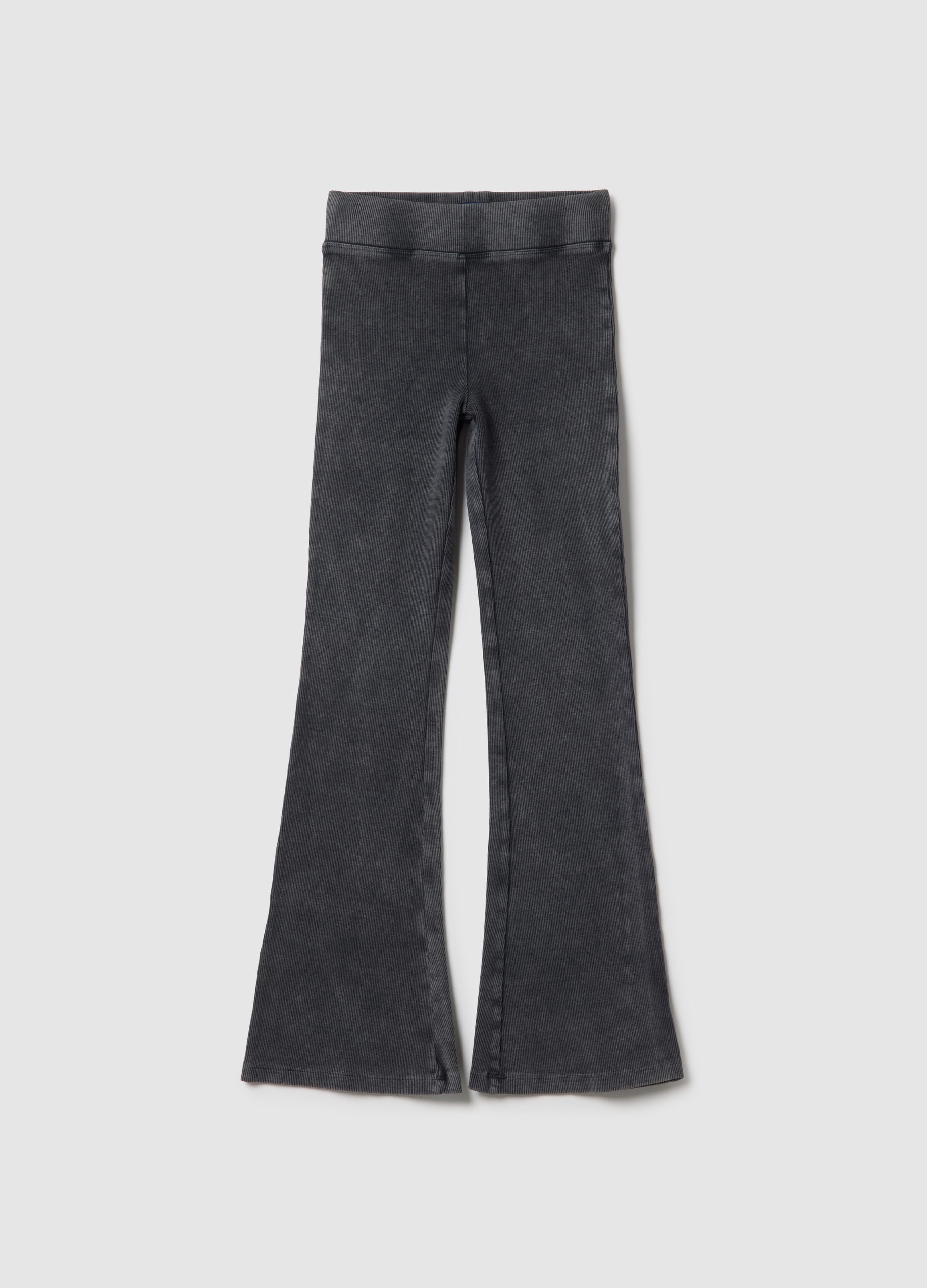 OVS KIDS, Leggings Gris De Algodón Elástico Ajuste Slim Para Niñas, Niña, Gris ceniza, Talla: 14-15