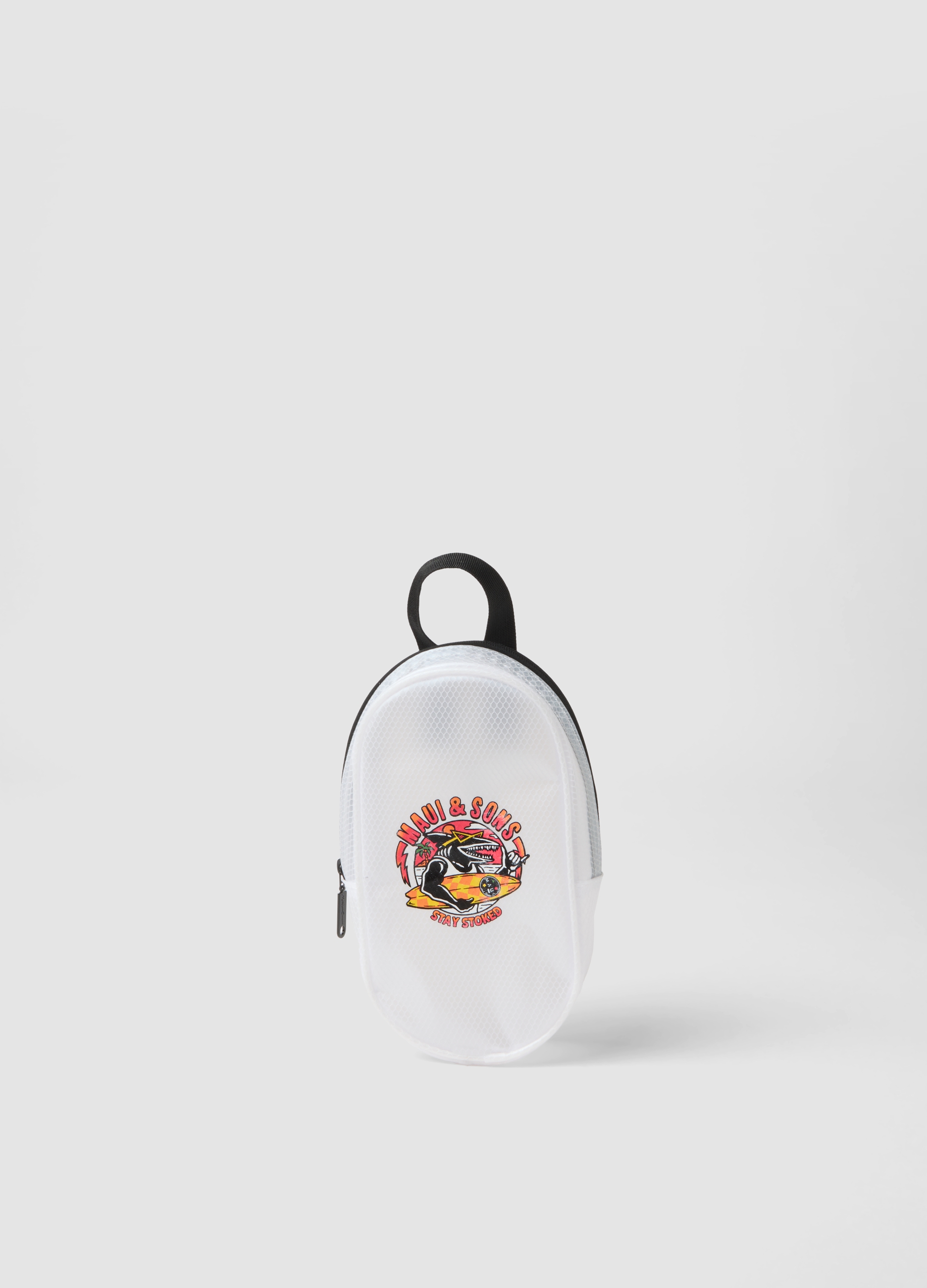 MAUI, Porta Costume Trasparente Con Chiusura A Zip, Hombre, Blanco óptico, Talla: FASUL