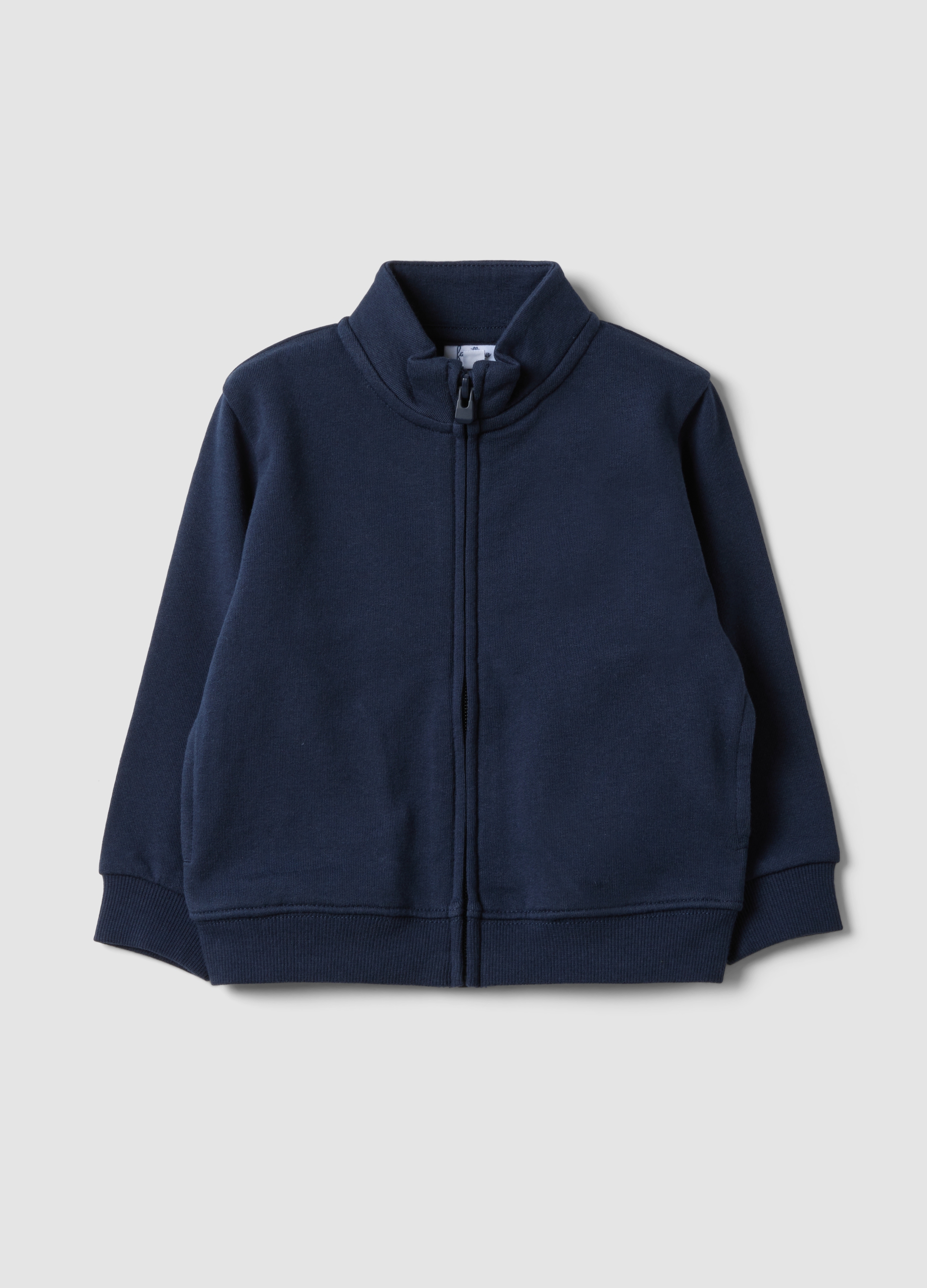 FAGOTTINO, Felpa Blu In Puro Cotone Organico Con Girocollo Per Bimbo, Bambino, Blu, Taglia: 30-36