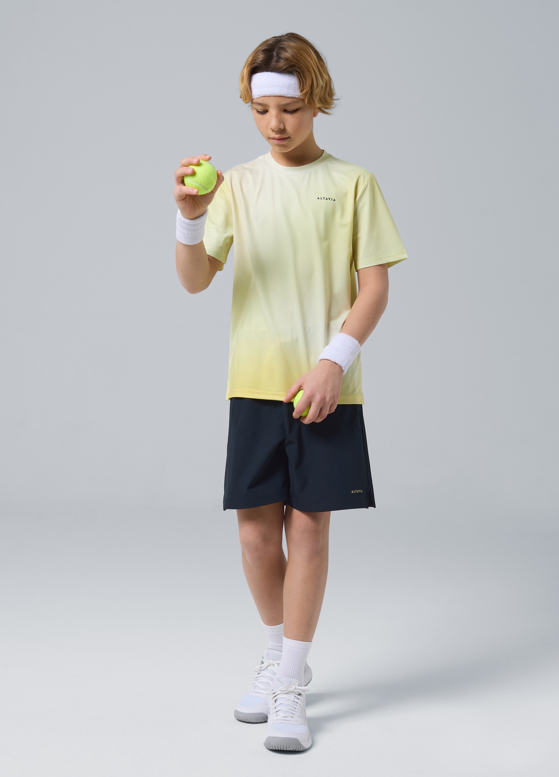 ALTAVIA COURT, Shorts Sportivi Blu In Tessuto Tecnico Elasticizzato Per Bambino Altavia Court, Blu, Taglia: 12-13