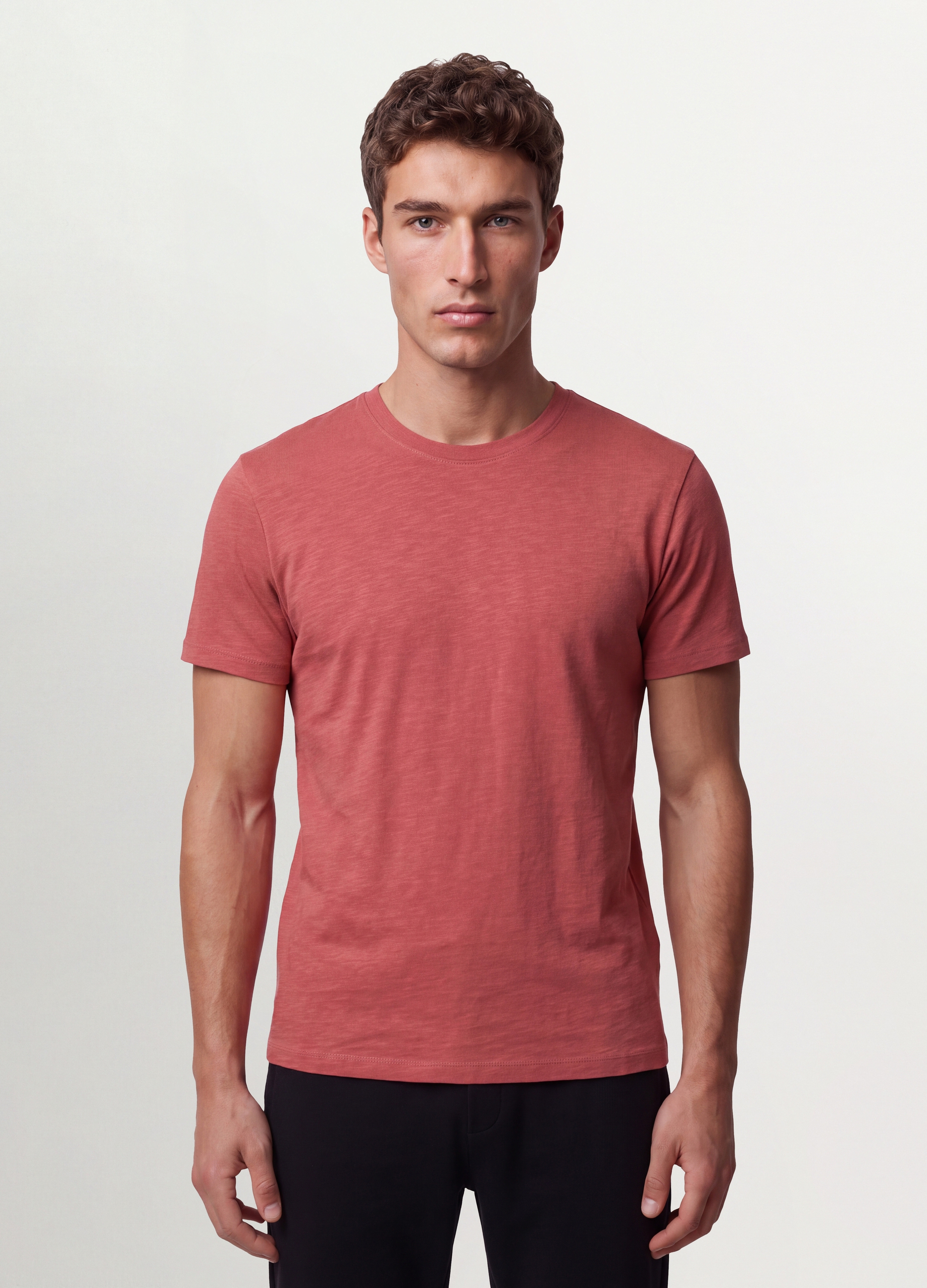OVS, T-shirt Rosa In Puro Cotone A Maniche Corte Regular Fit, Uomo, Rosa, Taglia: L