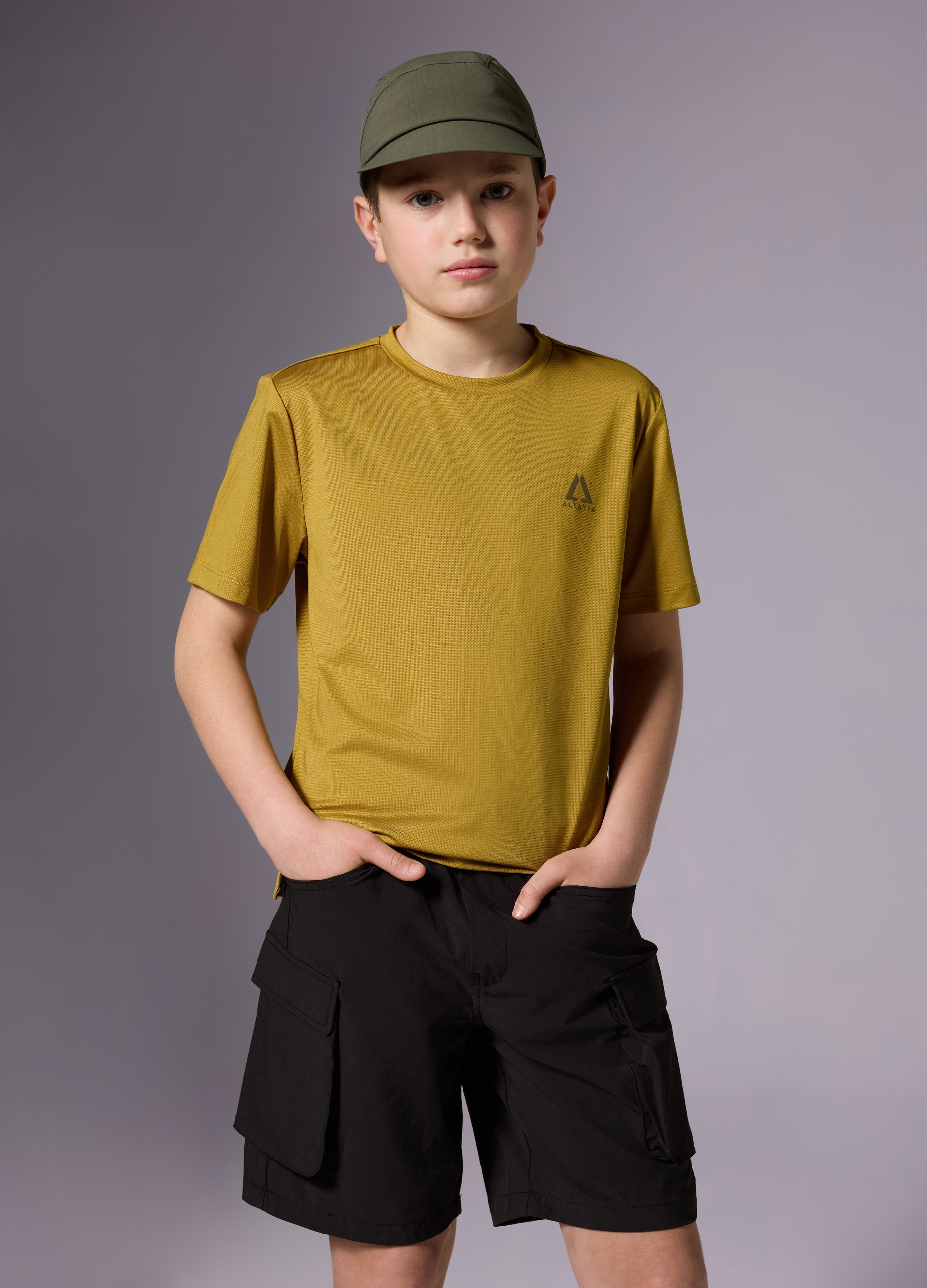 OVS, T-shirt In Tessuto Tecnico Altavia With Deborah Compagnoni, Bambino, Giallo, Taglia: 10-11