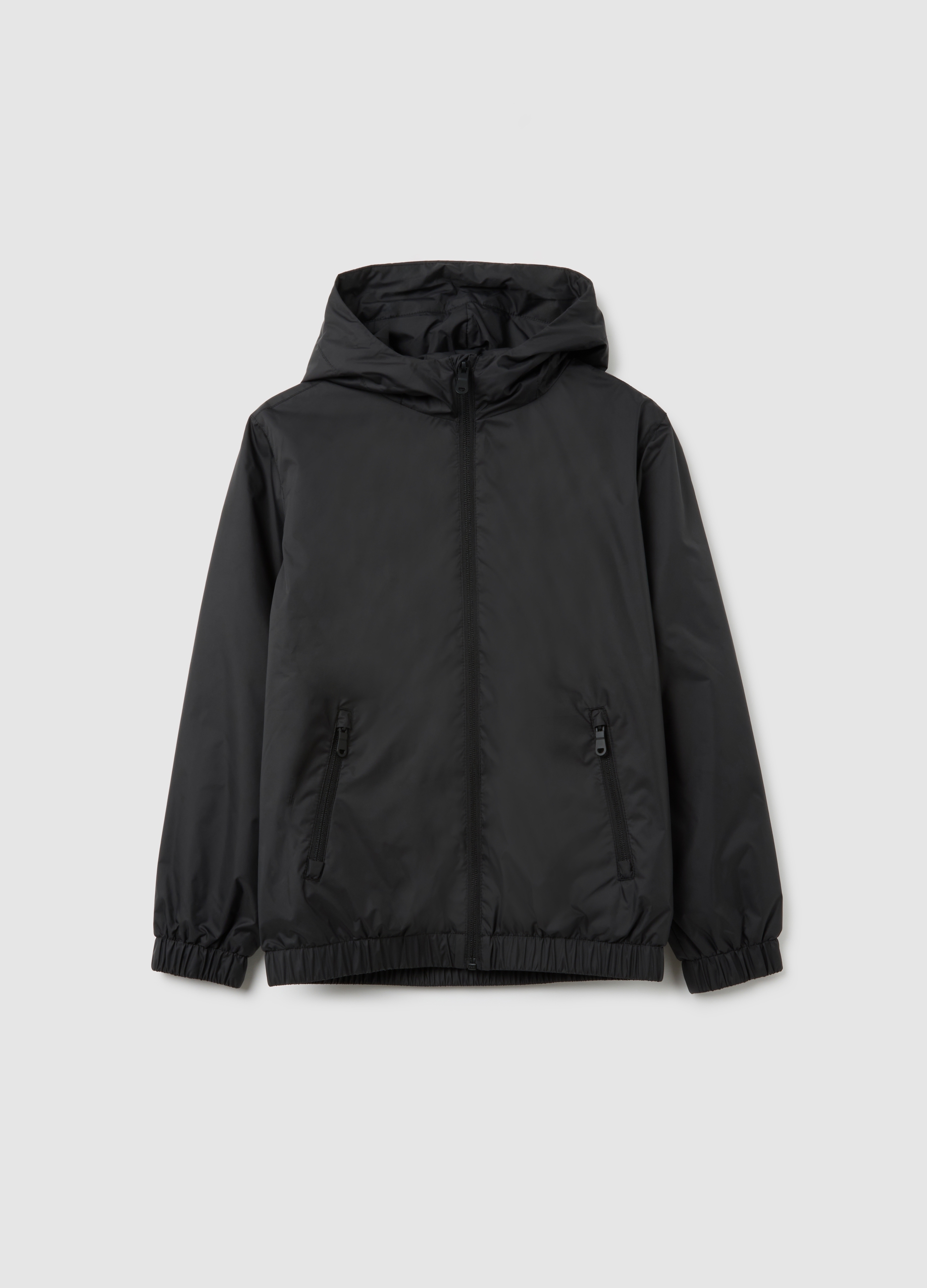 OVS, Jungenjacke In Schwarz Wasserabweisend, Junge, Gunmetal, Größe: 10-11
