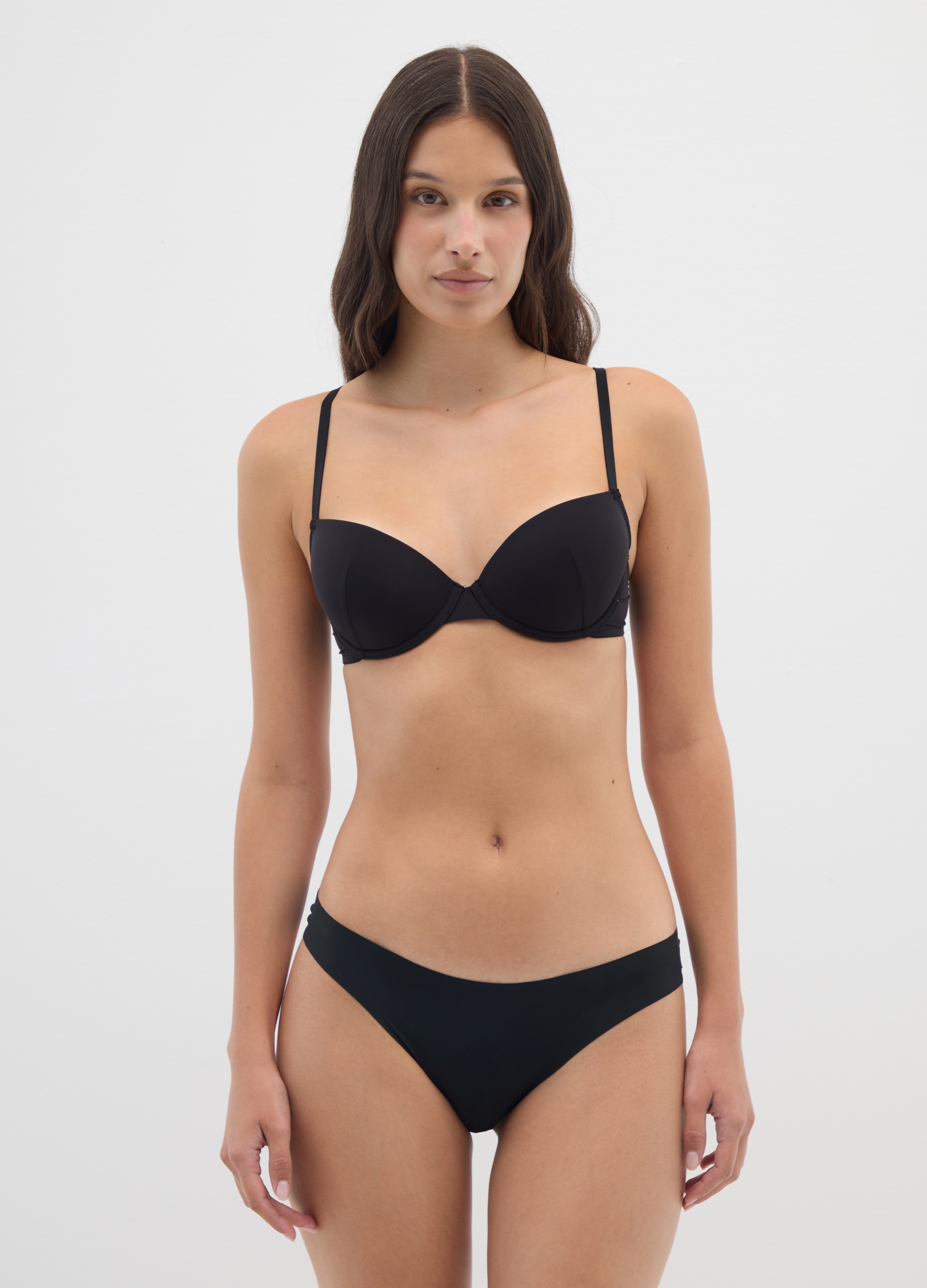 OVS, Slip In Tessuto Elasticizzato Nero, Donna, Nero, Taglia: 2