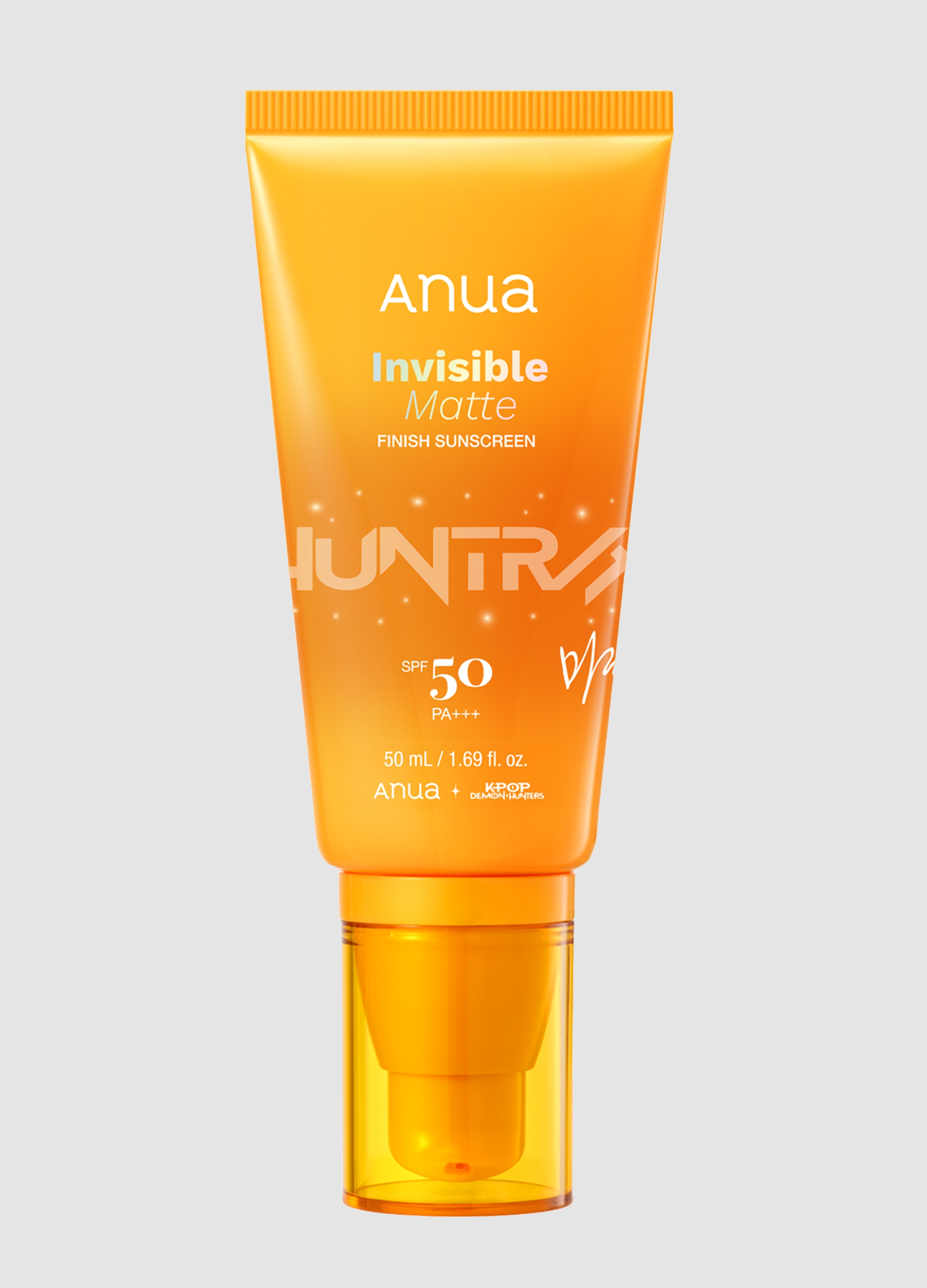 ANUA , Invisible Matte Finish Sunscreen 50ml - Kpop Demon Hunters, Donna, Bianco, Taglia: FASUL
