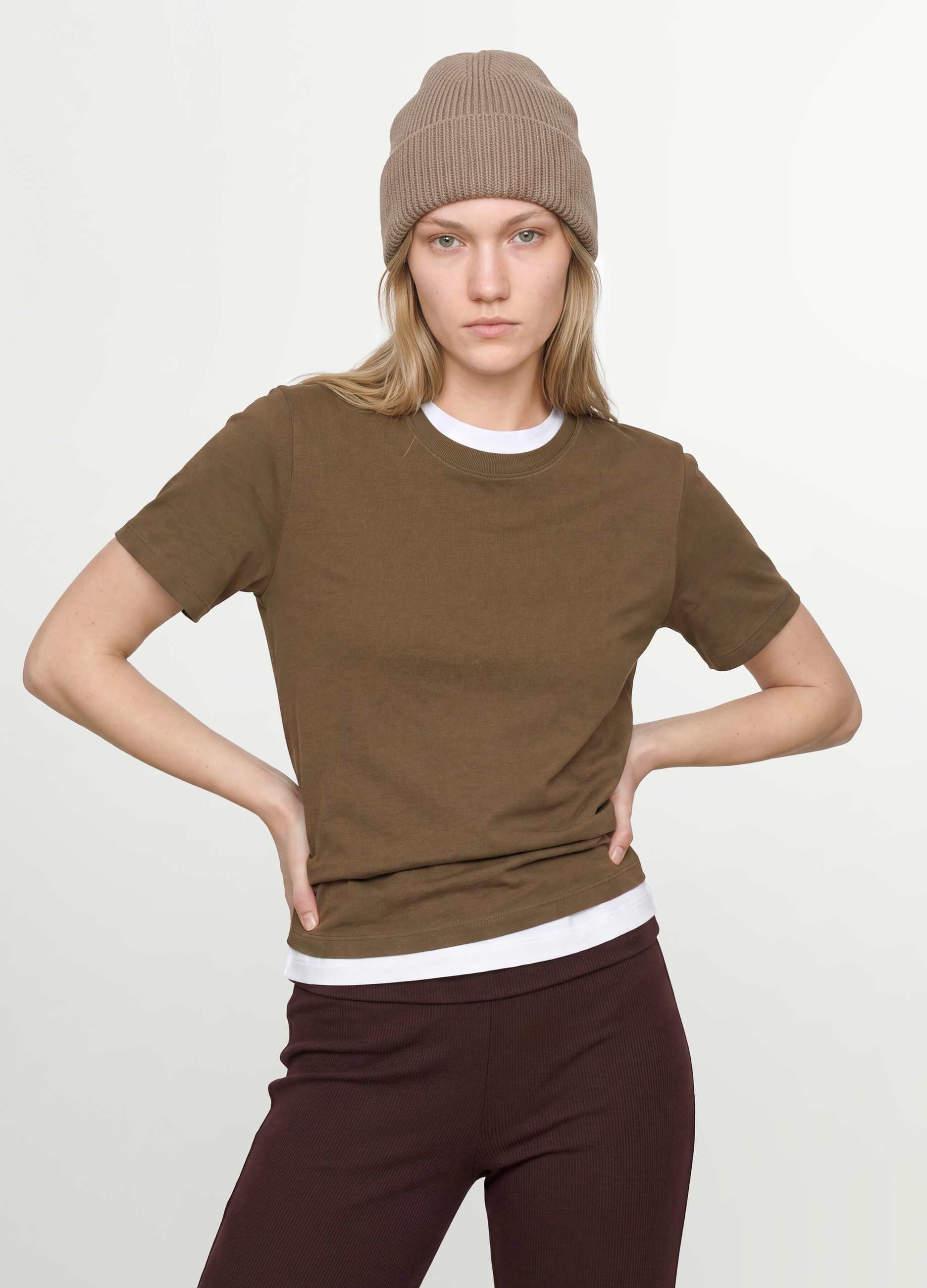 OVS, T-shirt Verde In Puro Cotone Organico A Girocollo Regular Fit, Donna, Verde, Taglia: XS