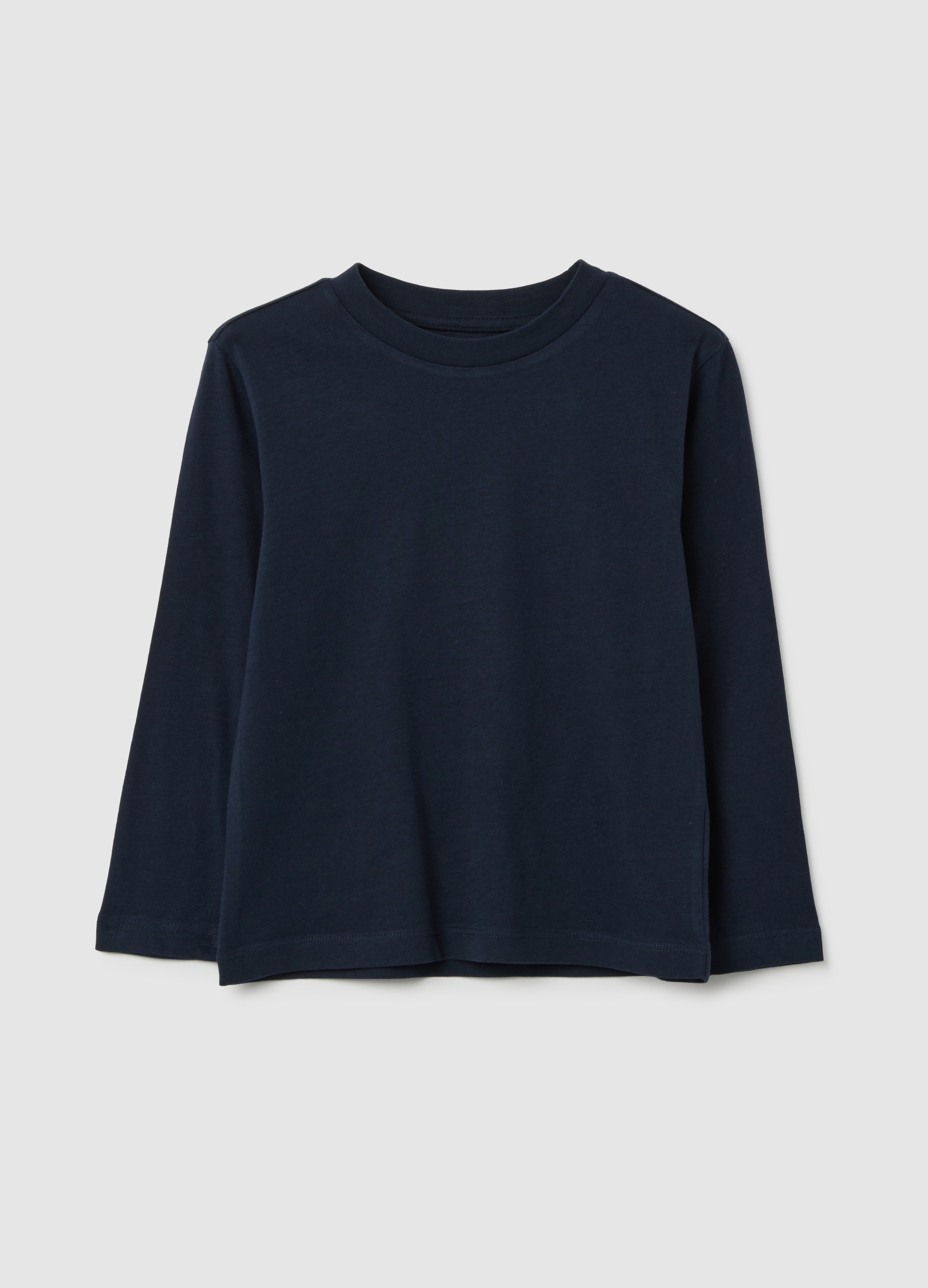 OVS, Kinderpullover Aus Reiner Baumwolle, Blau, Regular Fit, Junge, Dunkelblau, Größe: 3-4