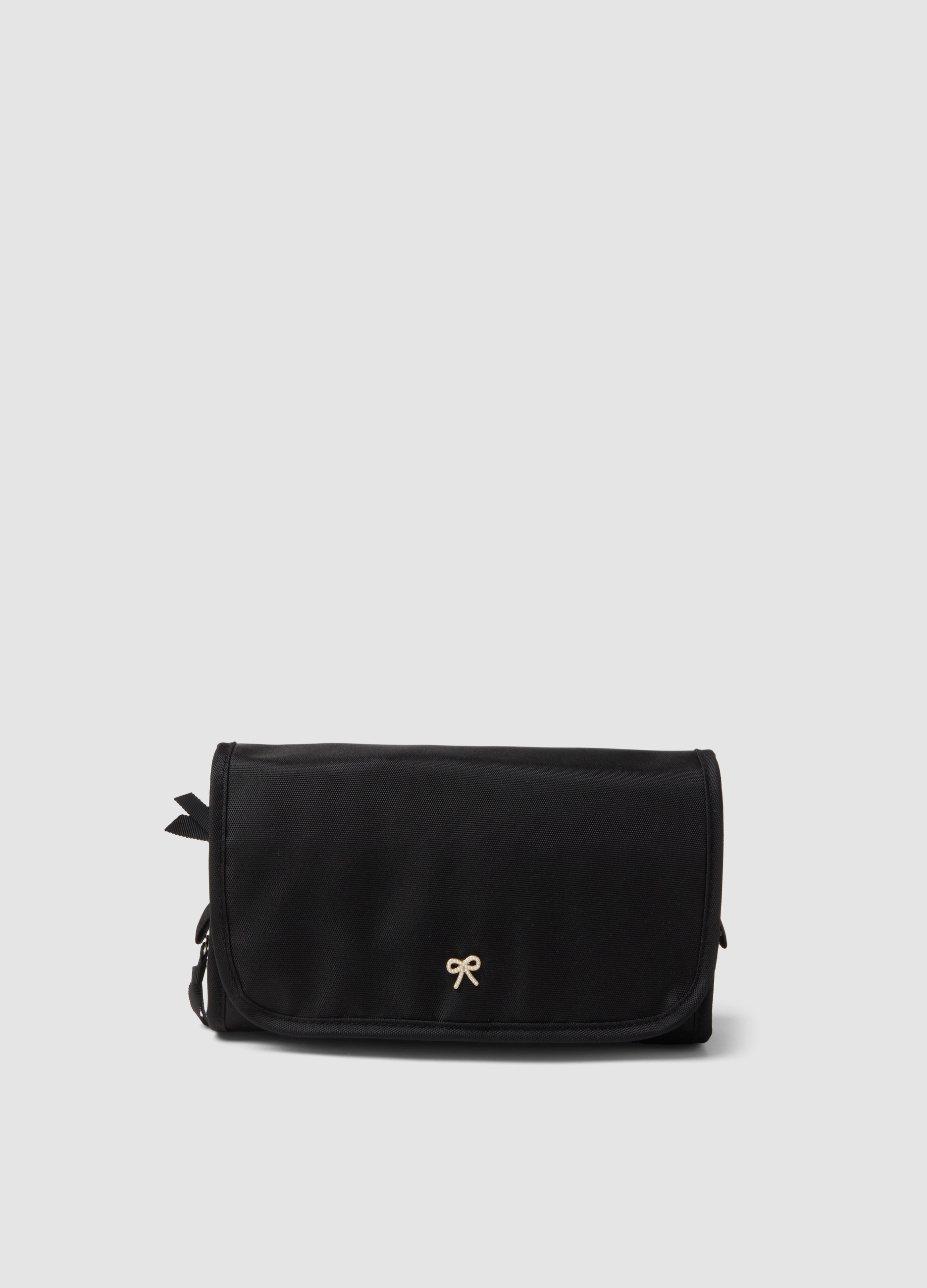 OVS, Beauty Case Nero Da Viaggio Con Gancio, Donna, Nero, Taglia: ONE SIZE