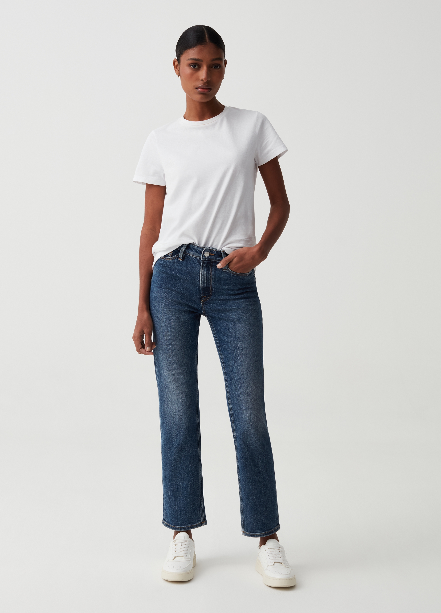 OVS , Jeans Slim Fit Stretch, Donna, Denim, Taglia: 50