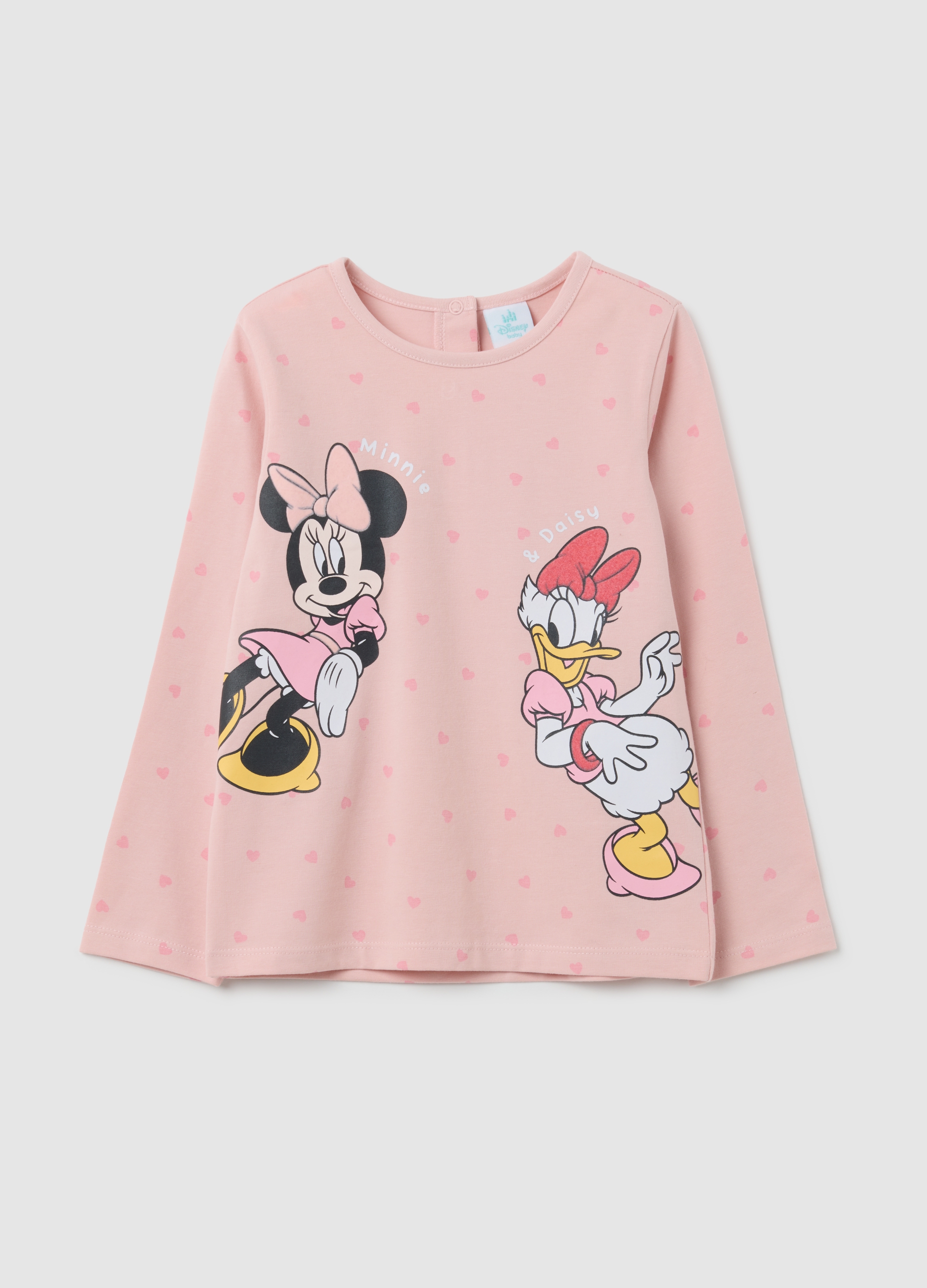 OVS, Maglia Da Neonata In Cotone Rosa Regular Fit, Mädchen, Hellrosa, Größe: 9-12