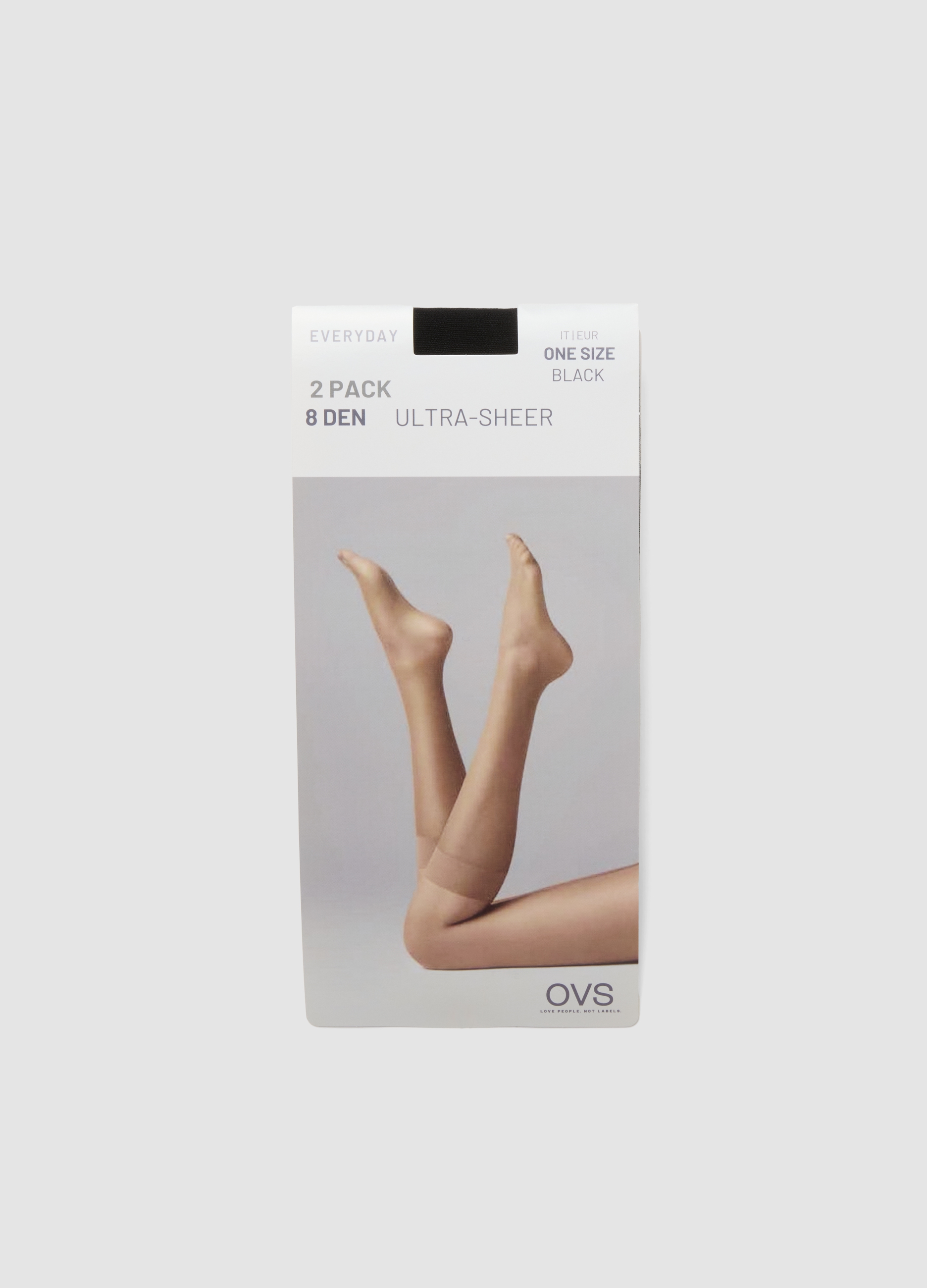 OVS, Bipack Di Pop Socks Nere In Tessuto Elasticizzato Velato, Donna, Nero, Taglia: ONE SIZE