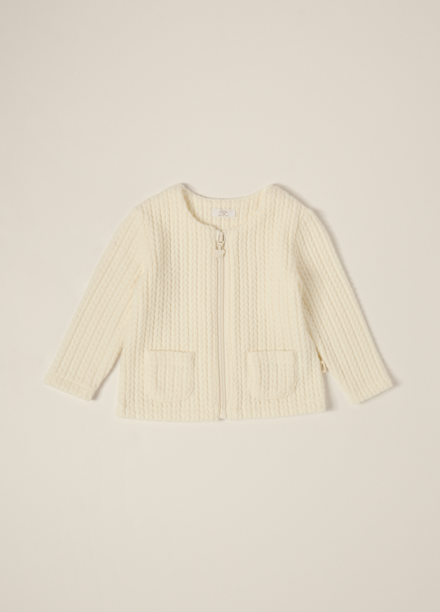 IANA, Cardigan Bianco Per Neonato, Bianco, Taglia: 6