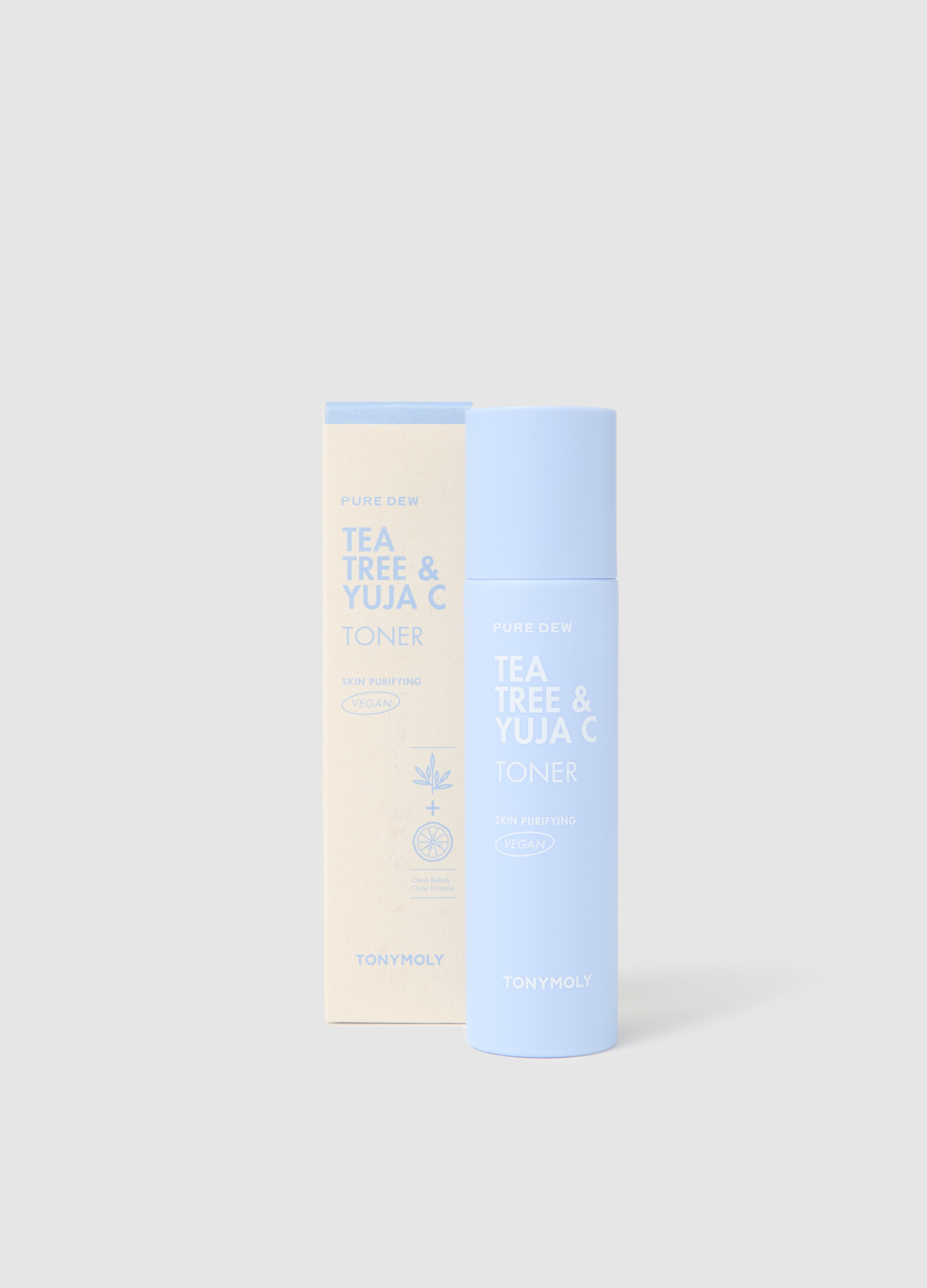 TONY MOLY, Pure Dew Tea Tree & Yuja C Purifying Toner - Skincare Coreana, Unisex, Bianco, Taglia: FASUL