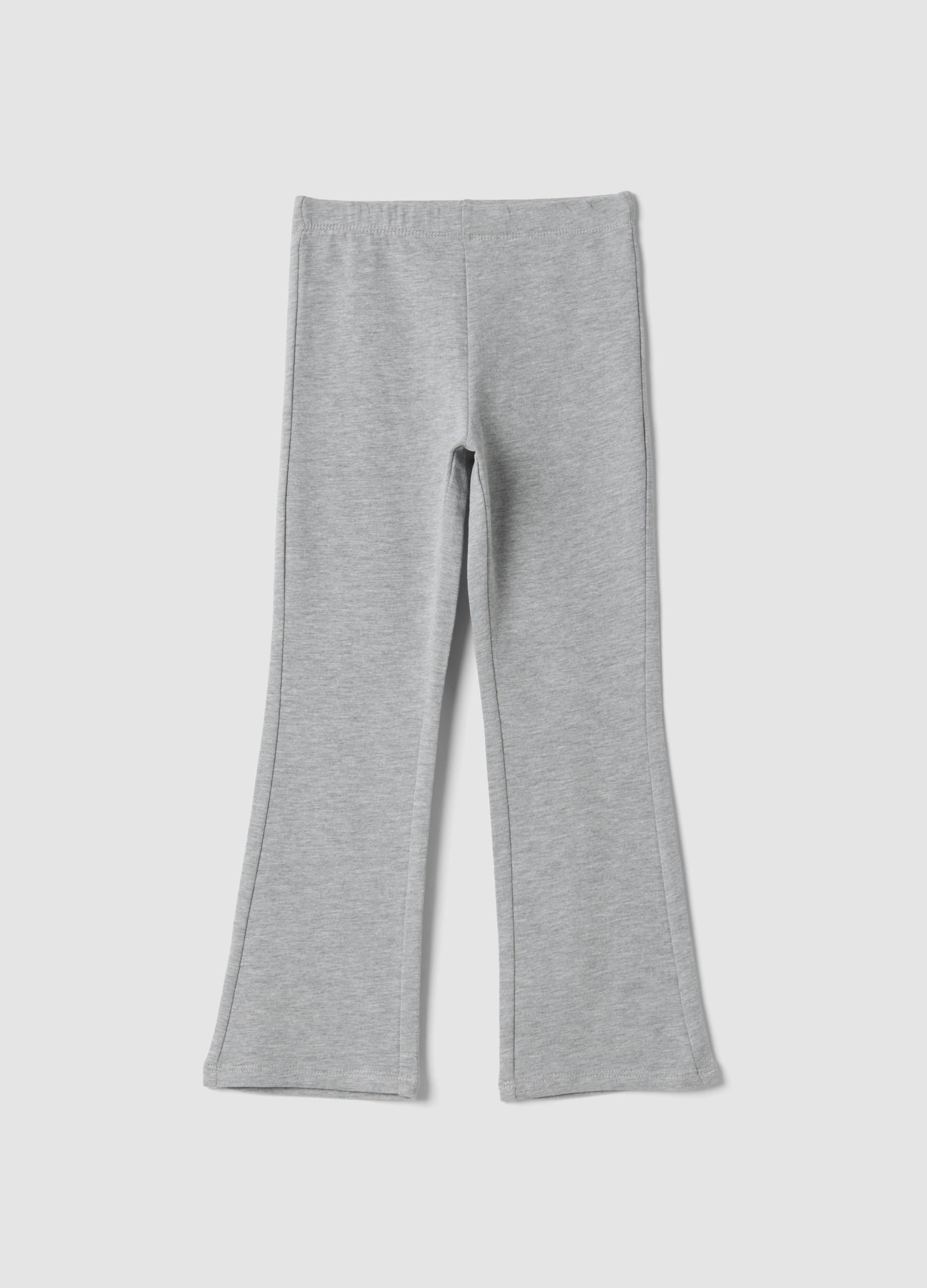 OVS KIDS, Leggings Grigi In Cotone Organico Elasticizzato Skinny Fit, Bambina, Grigio, Taglia: 9-10