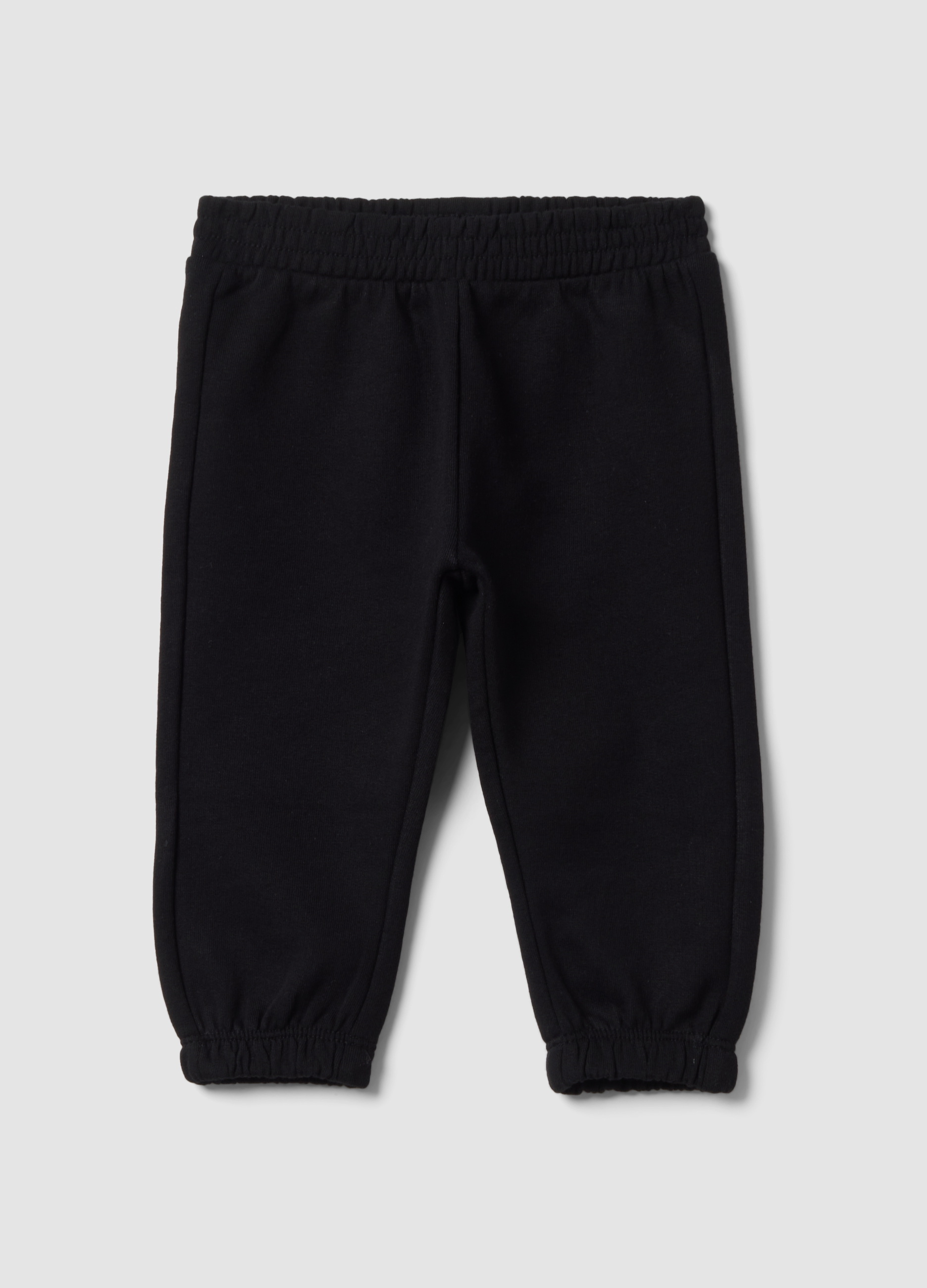 FAGOTTINO, Pantaloni Jogger Neri In Puro Cotone Per Bimba, Bambina, Nero, Taglia: 12-18