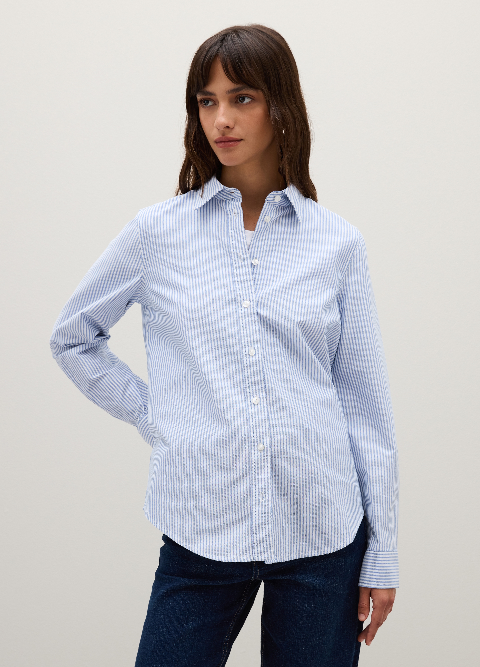 PIOMBO, Camicia In Puro Cotone Multicolor Regular Fit, Donna, Multicolor, Taglia: XXL