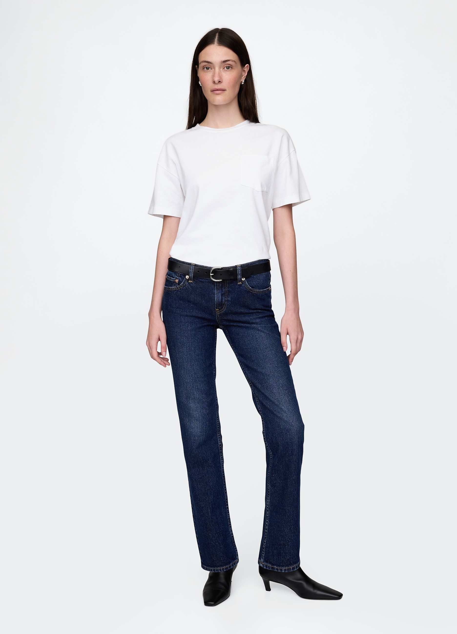GAP, Jeans Flare Fit Elasticizzati, Donna, Denim, Taglia: 38 REGULAR