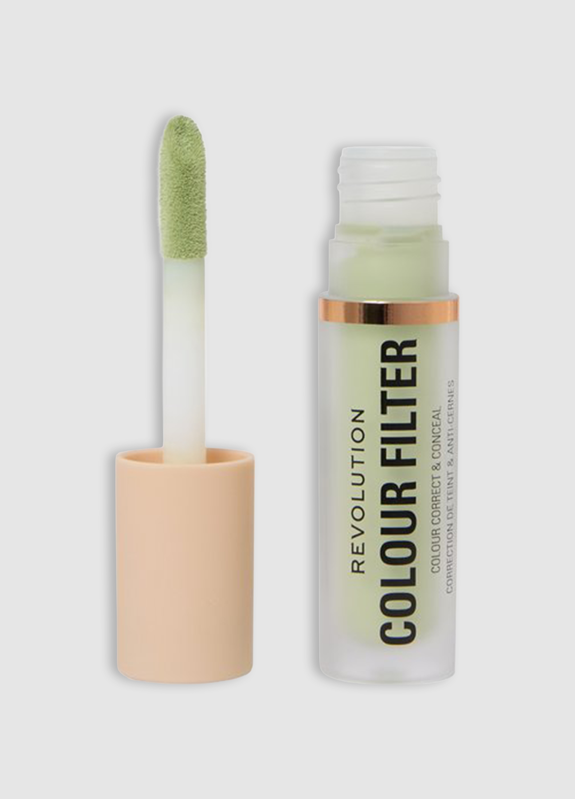REVOLUTION, Colour Filter Correcting Concealer Green, Donna, Verde, Taglia: FASUL