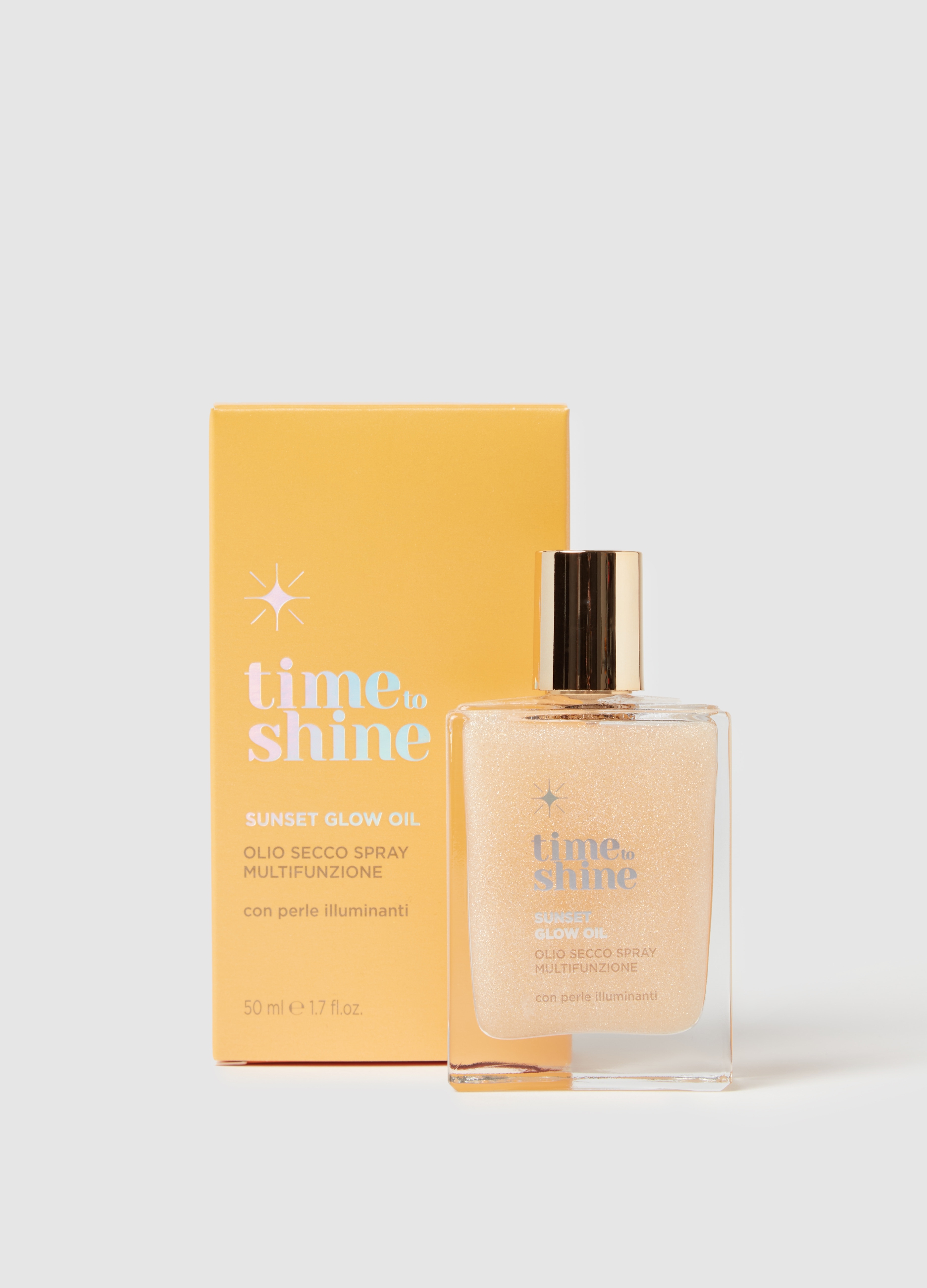 TIME TO SHINE, Olio Secco In Spray Time To Shine Sunset Glow, Donna, Giallo, Taglia: FASUL