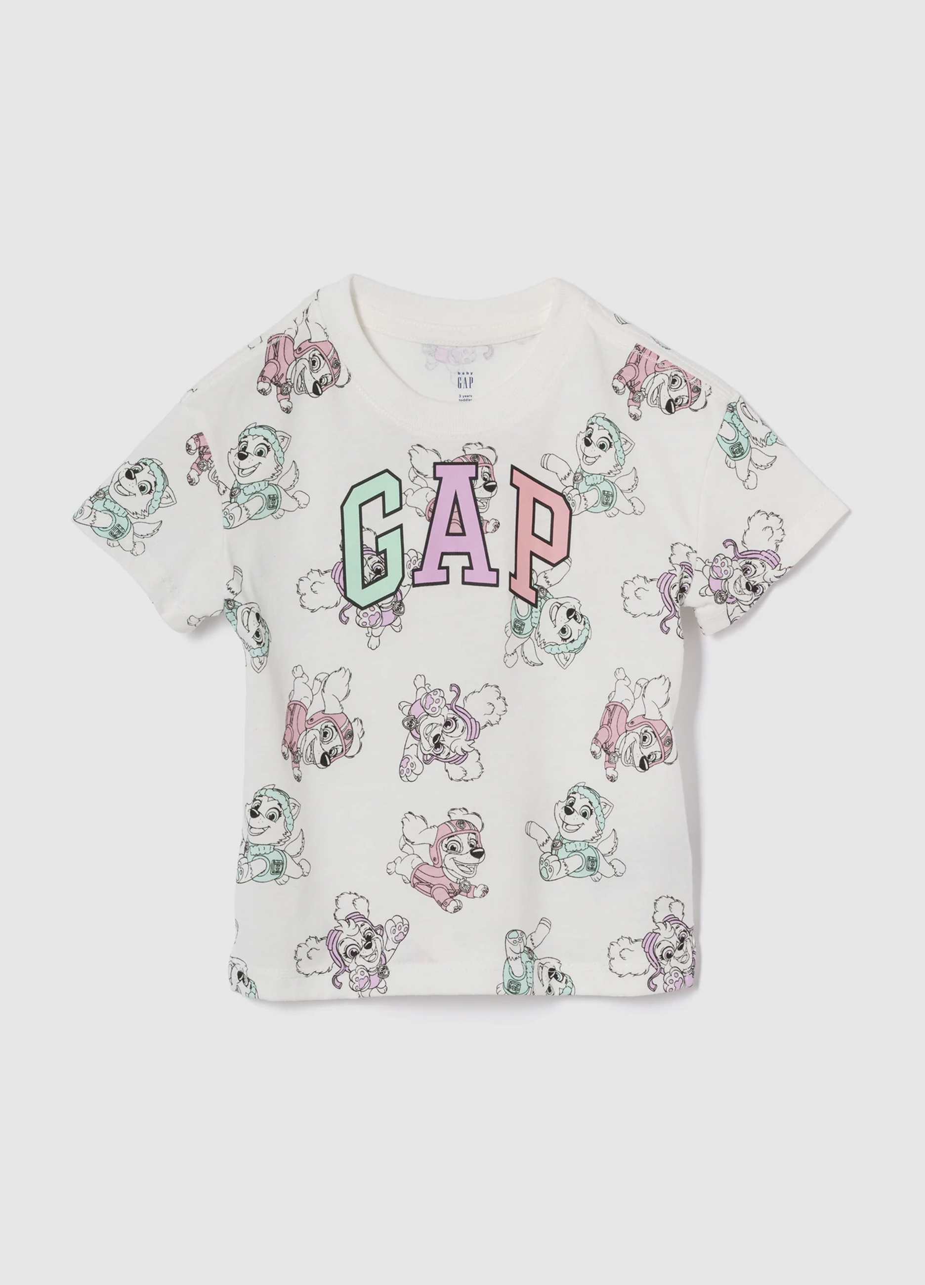 GAP KIDS , T-shirt Con Stampa Paw Patrol E Logo Gap, Unisex, Bianco, Taglia: 4Y/99-107