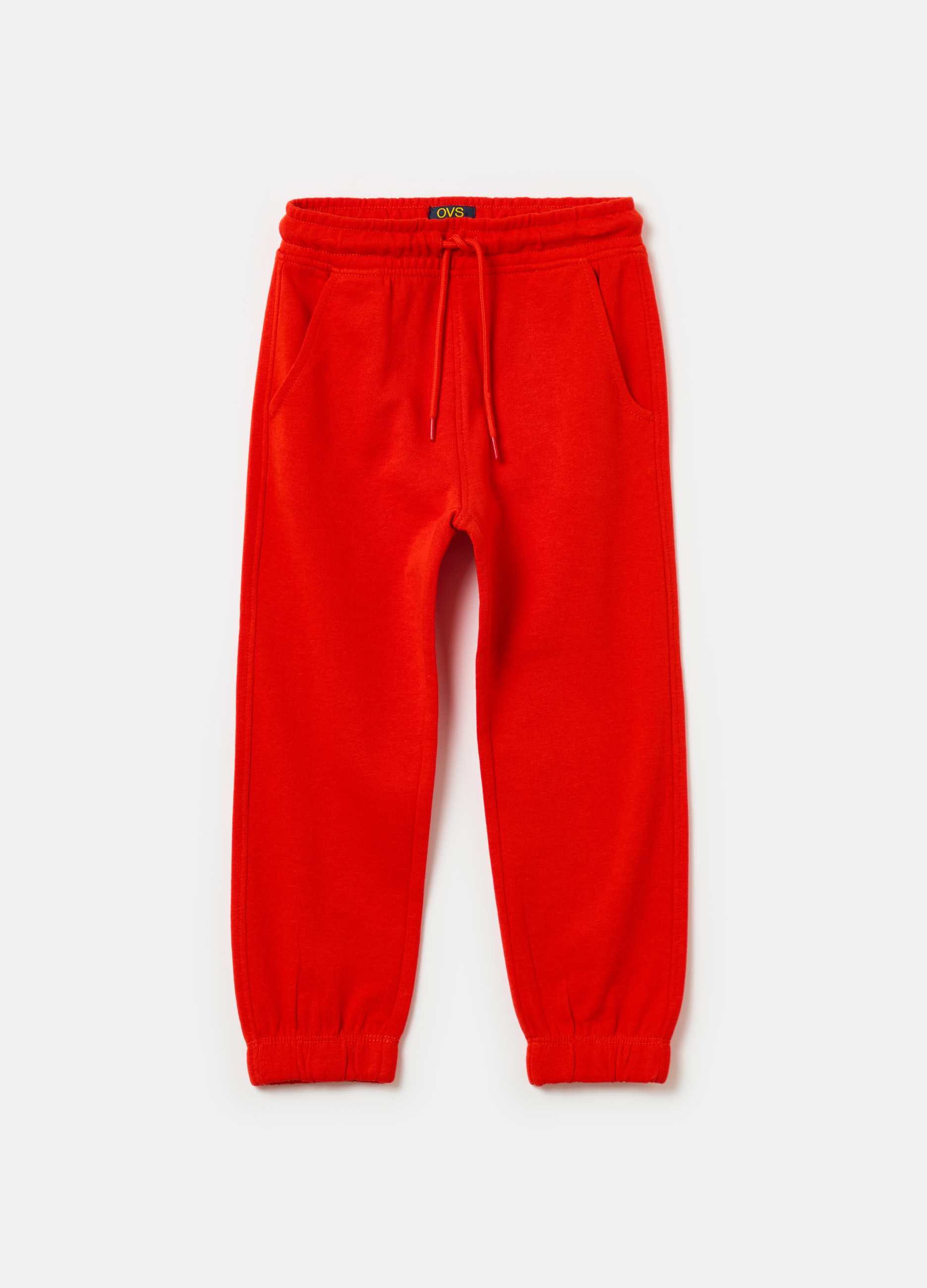 OVS, Joggers Con Coulisse E Profili Elasticati, Bambino, Rosso, Taglia: 3-4