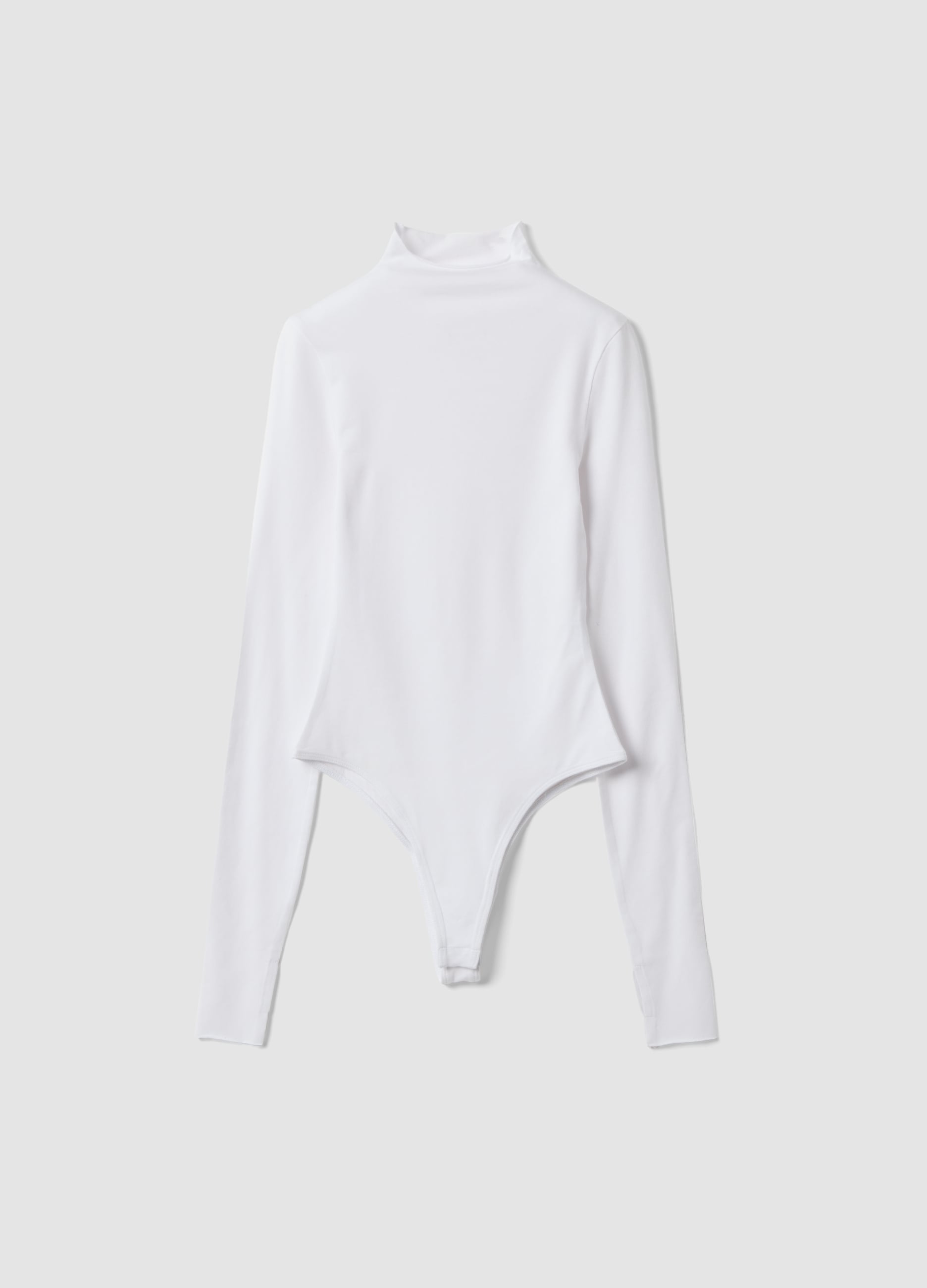 UTOPJA, Mock-neck Body White, Donna, Bianco, Taglia: M
