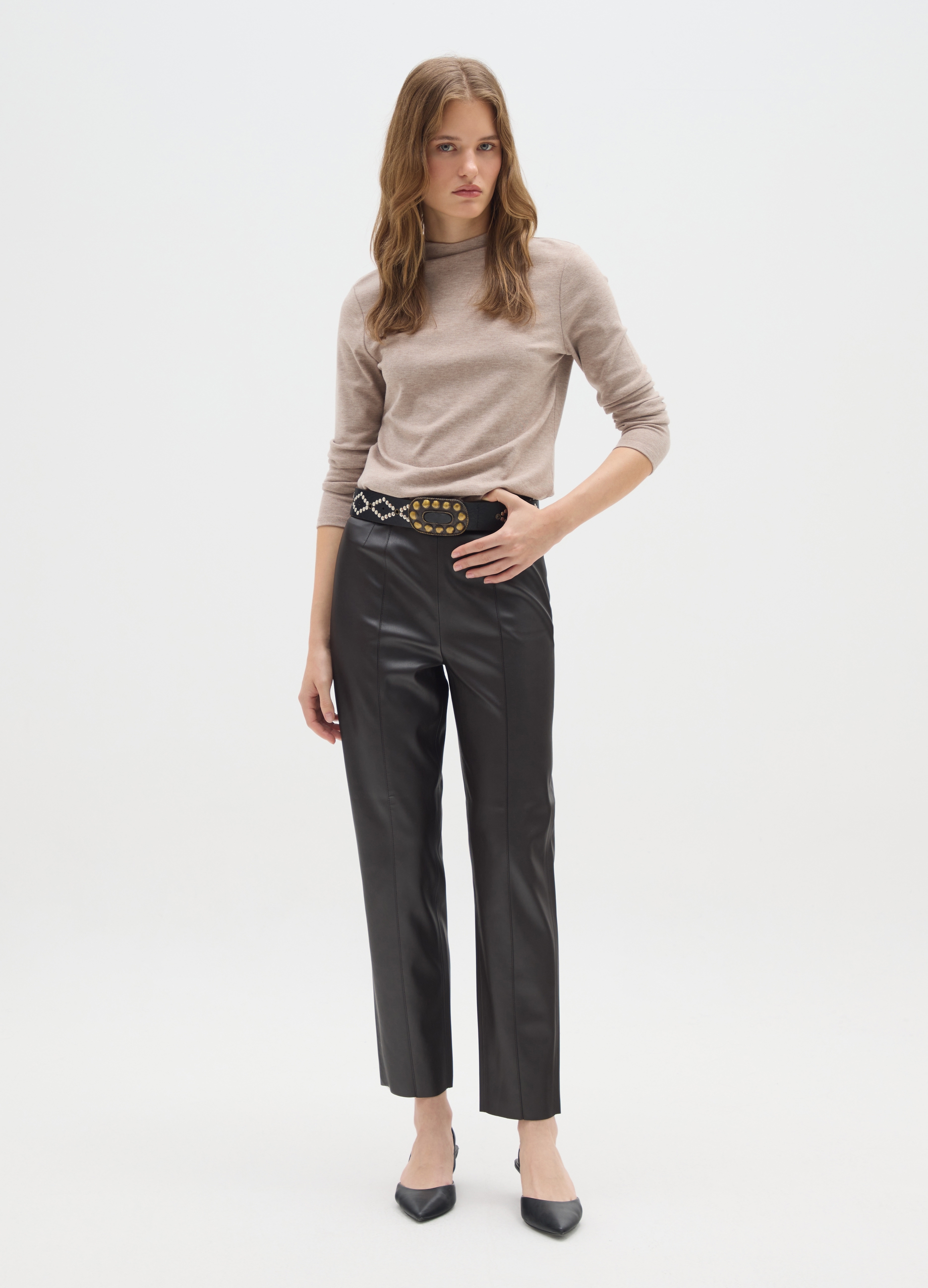 OVS, Pantaloni Neri Slim Fit, Donna, Nero, Taglia: M