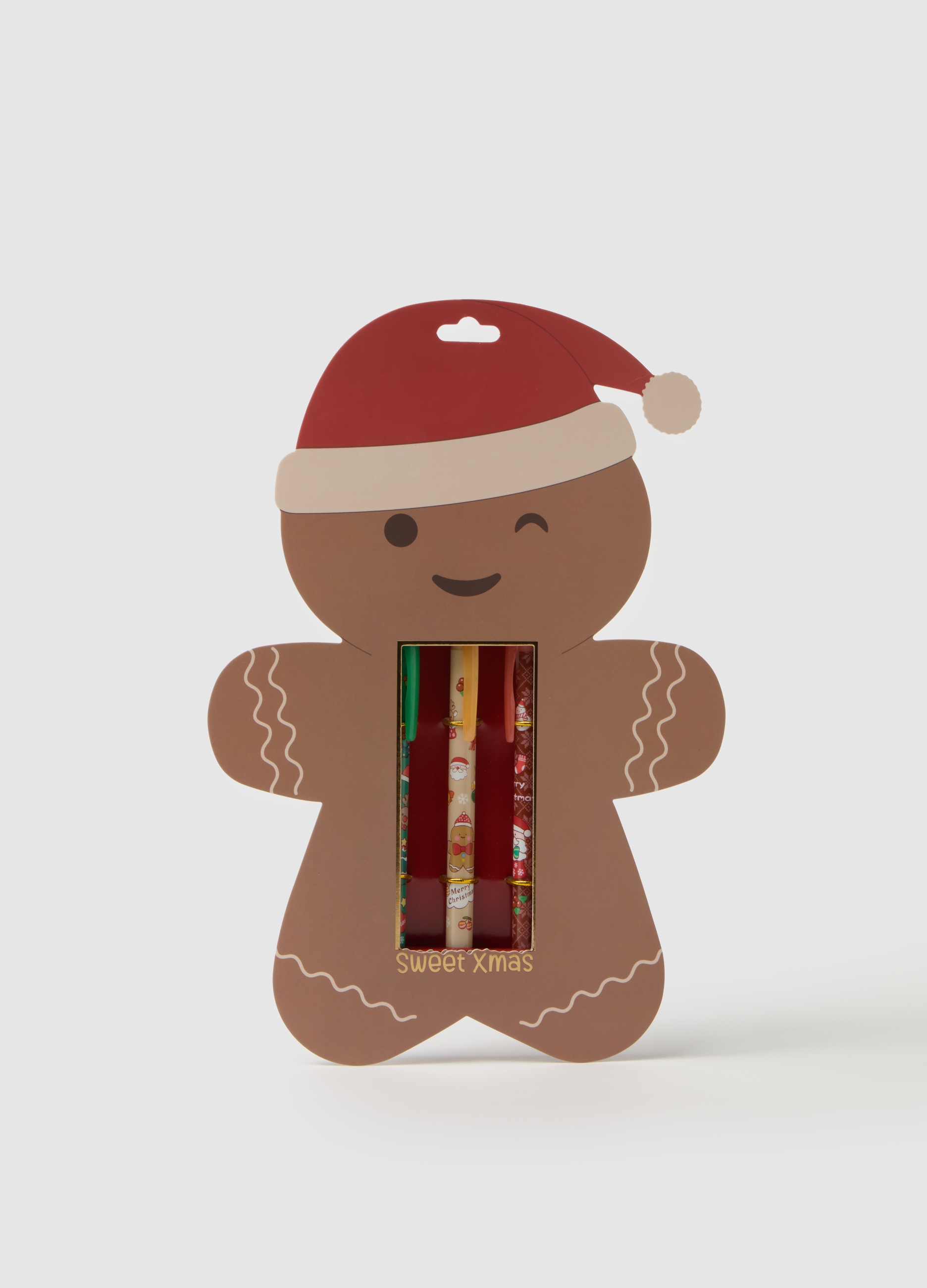 OVS, Tripack Penne Natalizie Multicolor, Donna, Multicolor, Taglia: ONE SIZE