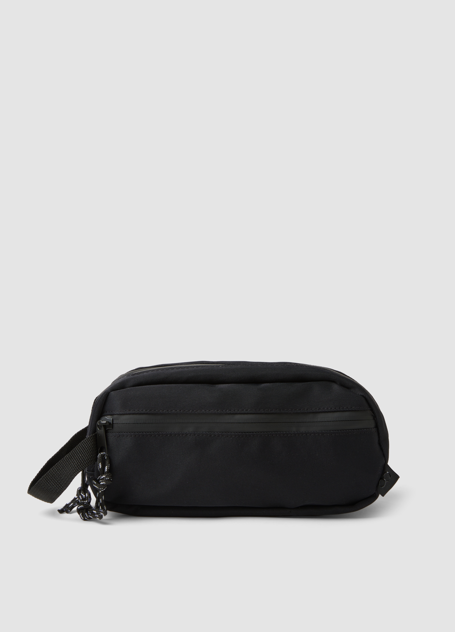 URBAN COMMUTER, Beauty Case Nero Con Tasca Frontale E Zip, Uomo, Nero, Taglia: ONE SIZE