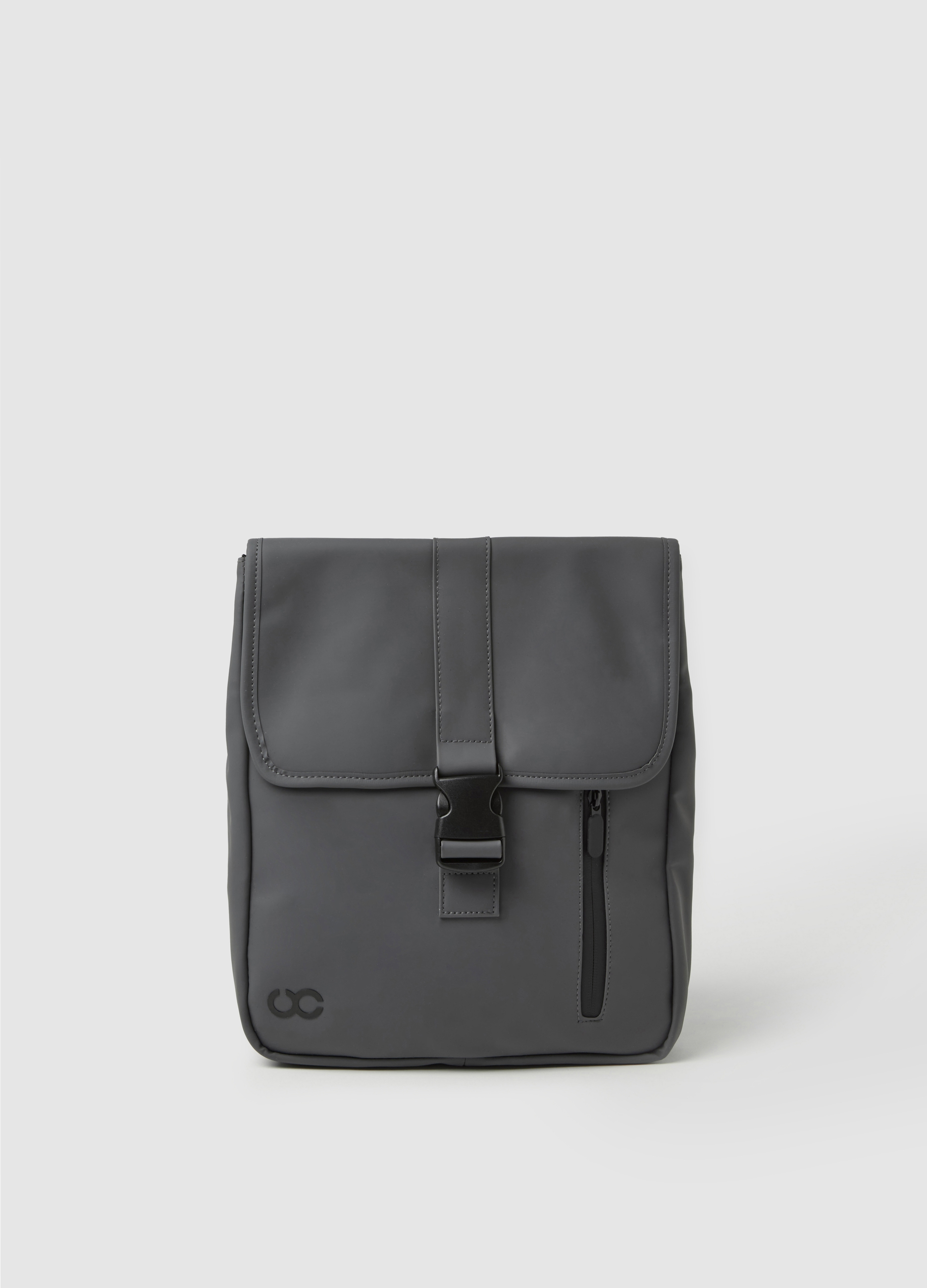 Mochila Impermeable Con Solapa, Mujer, Gris granito, Talla: FASUL