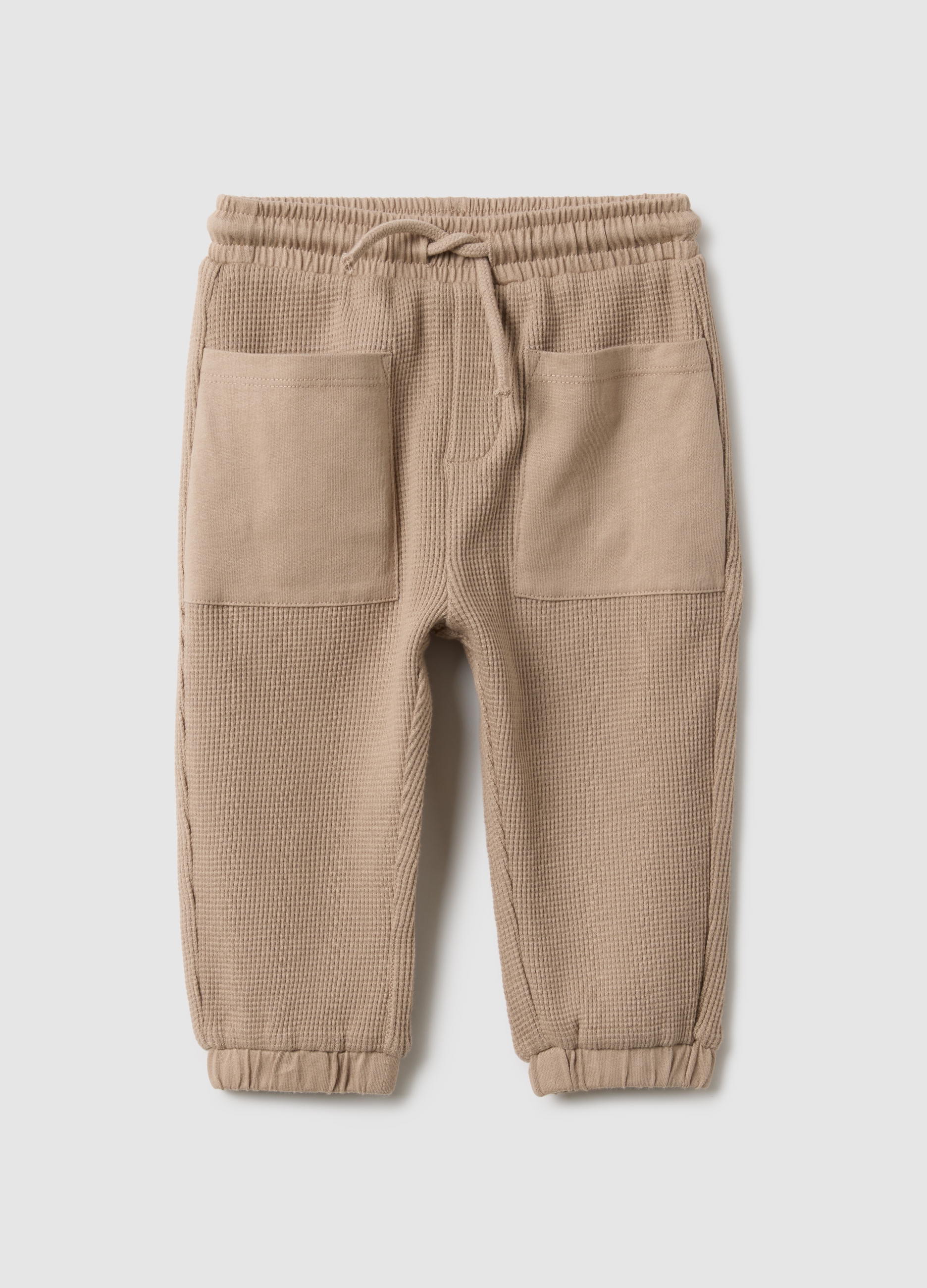 FAGOTTINO, Pantalones Marrones De Algodón Puro Ajuste Regular Para Niño, Niño, Marrón claro, Talla: 9-12