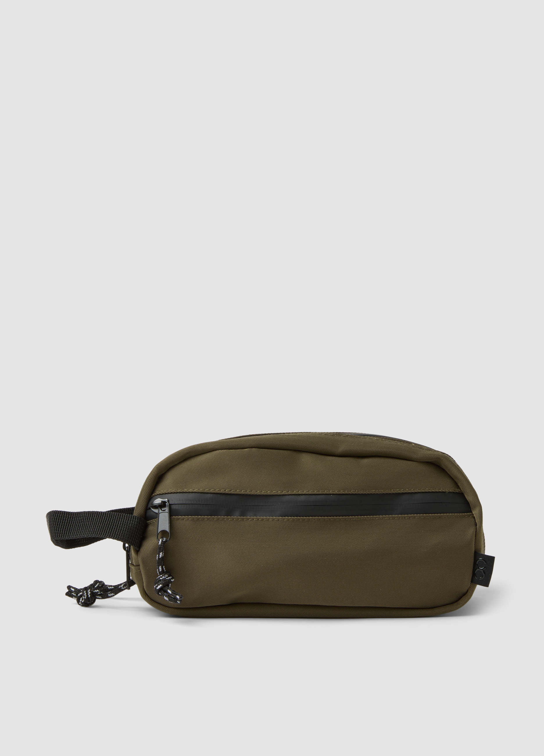 URBAN COMMUTER, Beauty Case Verde Con Tasca Frontale Con Zip, Uomo, Verde, Taglia: ONE SIZE