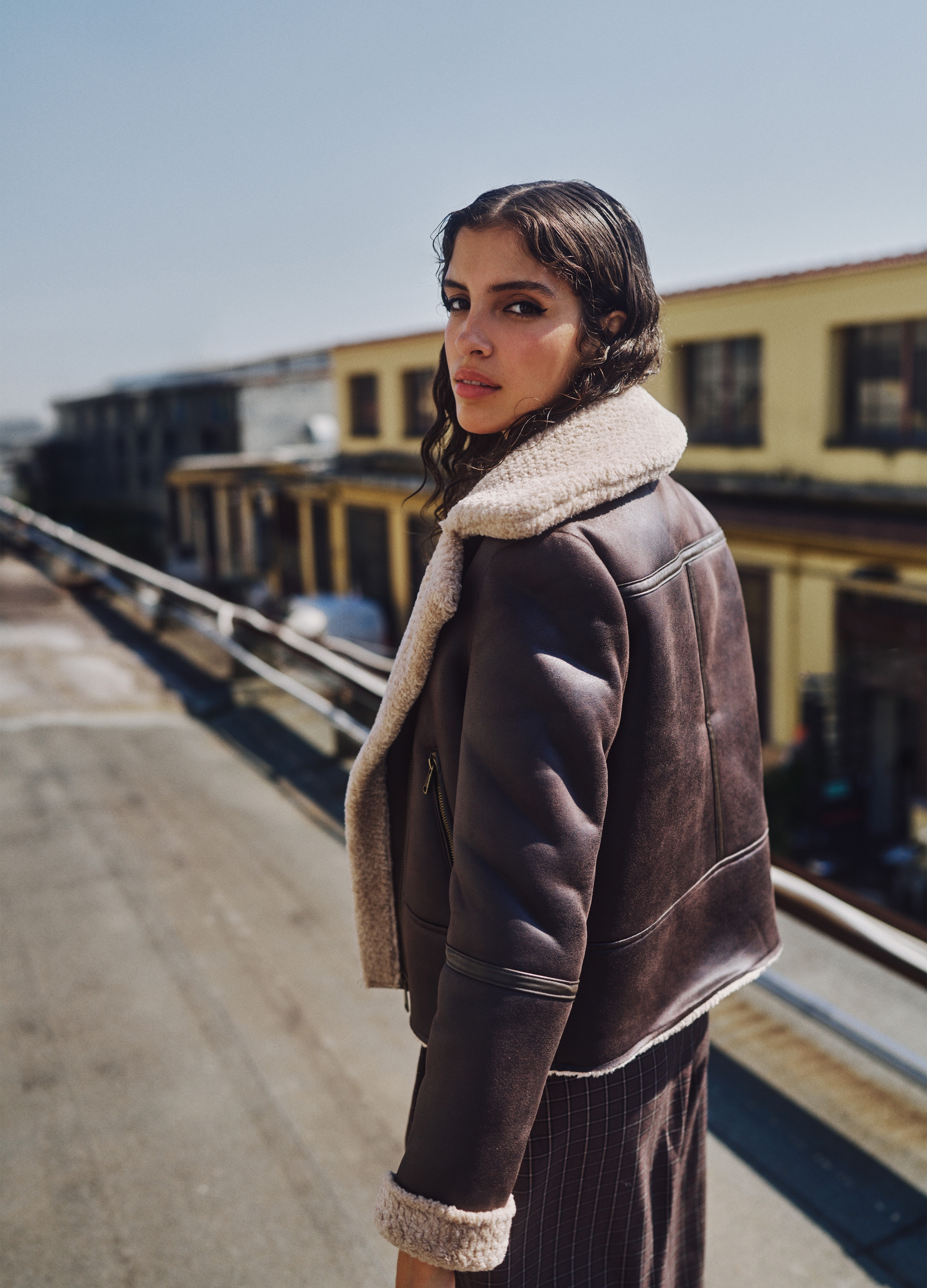 B.ANGEL, Giacca Imbottita Marrone Regular Fit Con Zip, Donna, Multicolor, Taglia: XS