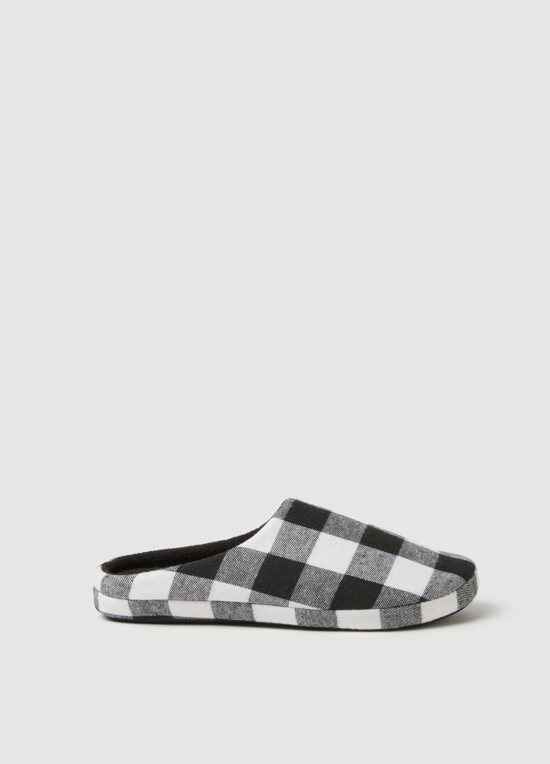 Zapatillas De Cuadros Multicolor, Hombre, Azul/Blanco, Talla: 43