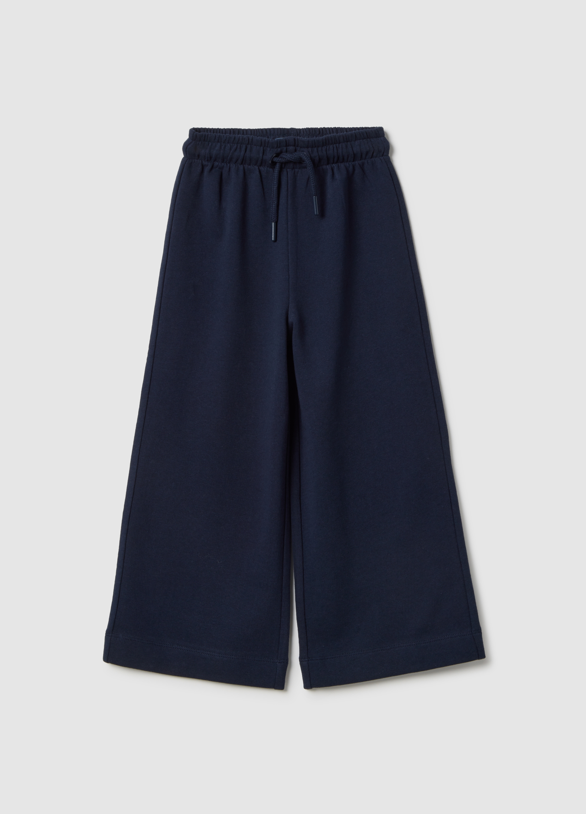 OVS KIDS, Pantalones Anchos Azul De Algodón Puro Para Niña, Niña, Azul marino, Talla: 3-4