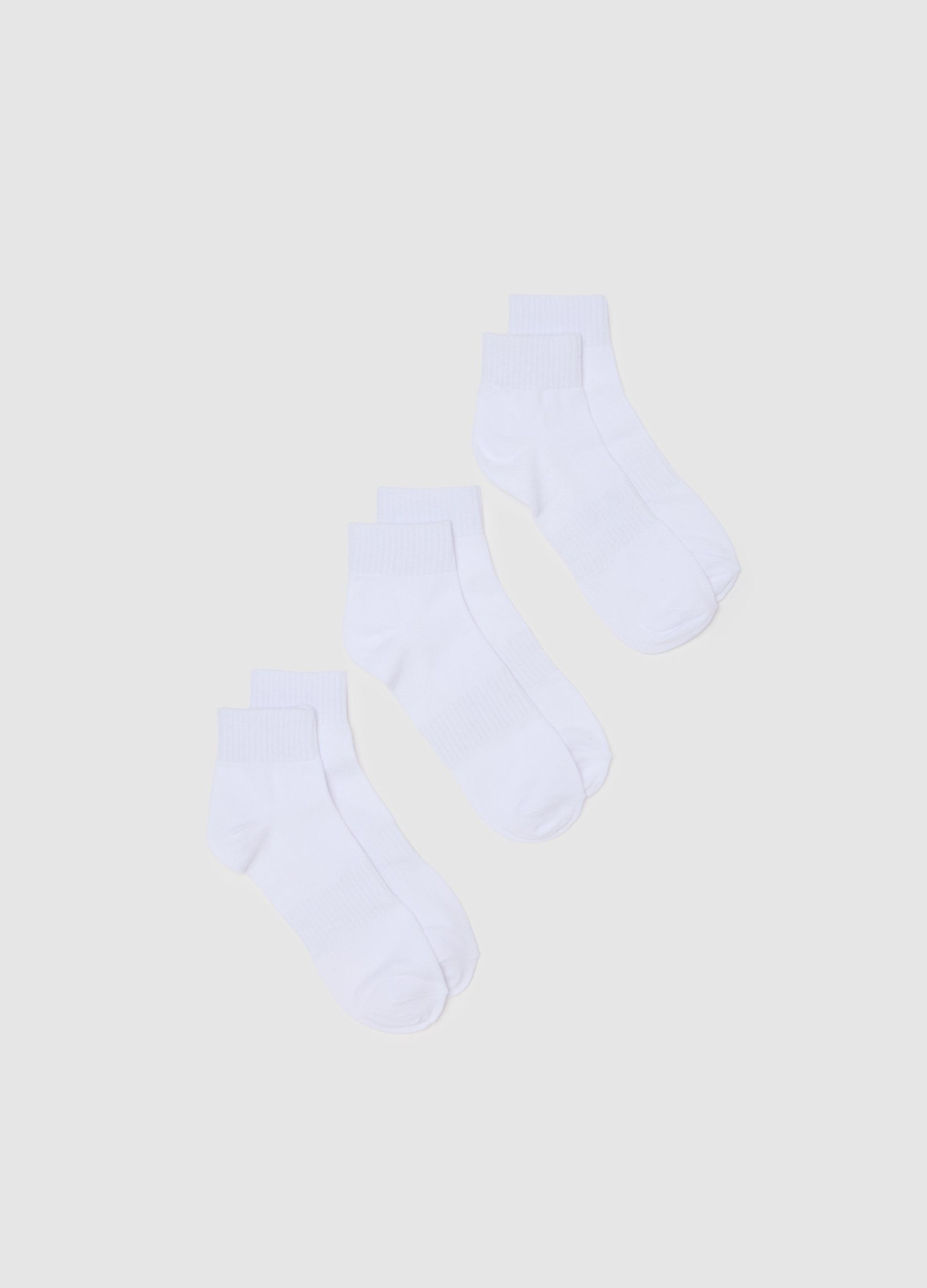 Juego De Calcetines De Mezcla De Algodón Blanco, Hombre, Blanco óptico, Talla: 38/42