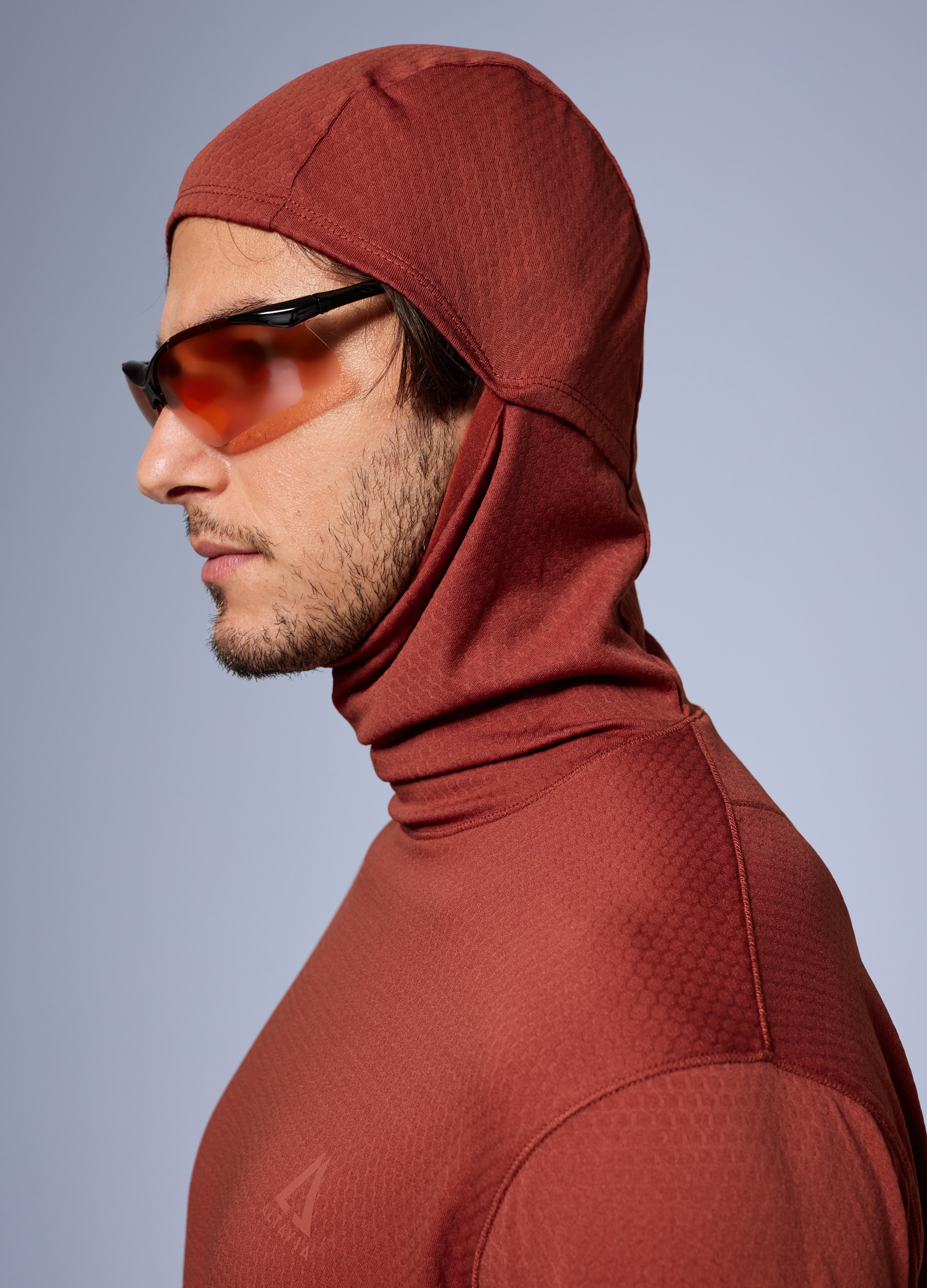 ALTAVIA, Maglia A Maniche Lunghe Con Cappuccio Altavia With Deborah Compagnoni, Unisex, Rosso, Taglia: S