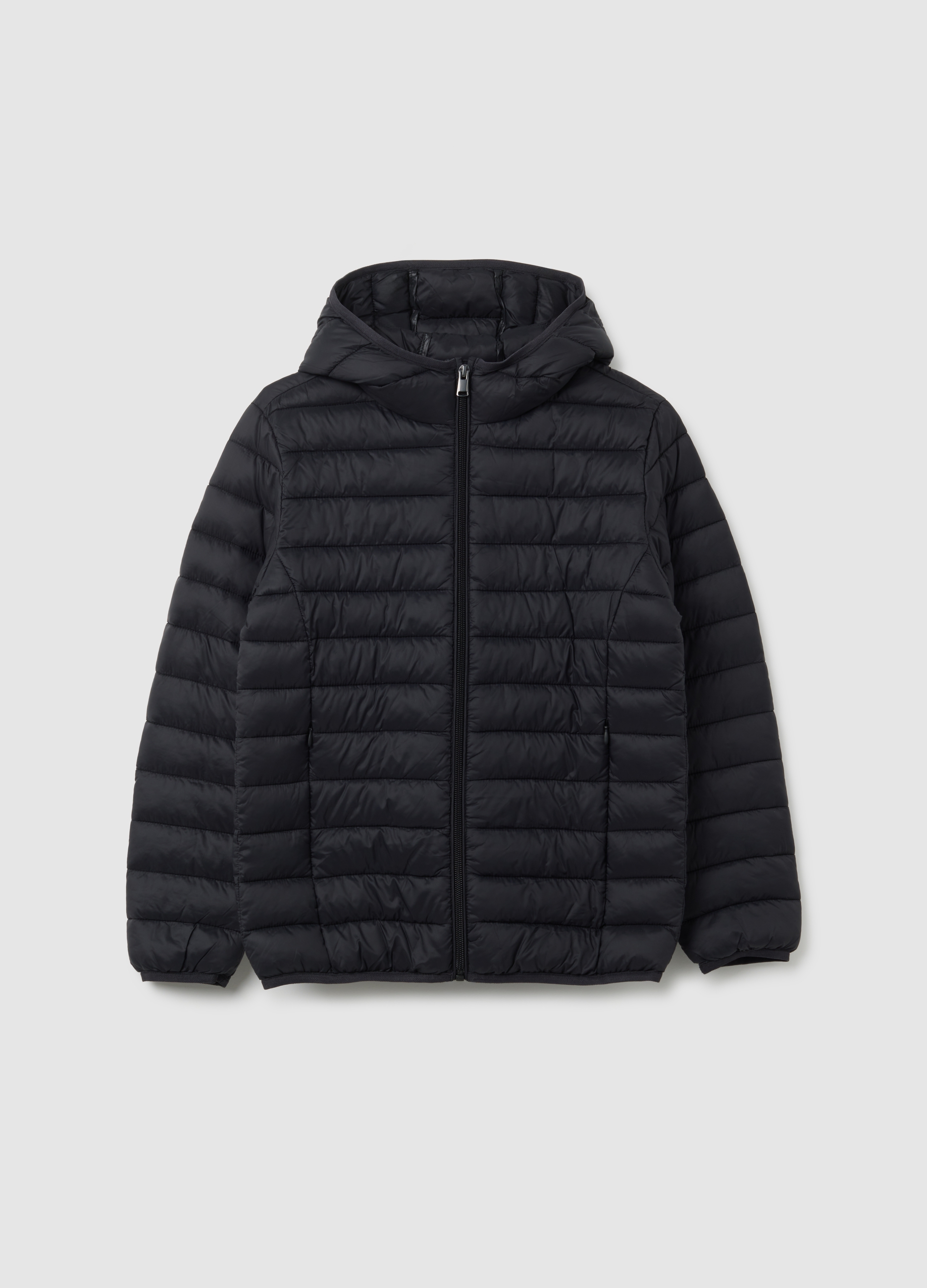 OVS, Chaqueta De Niño En Mezcla Negra Ajuste Regular, Niño, Gunmetal, Talla: 10-11