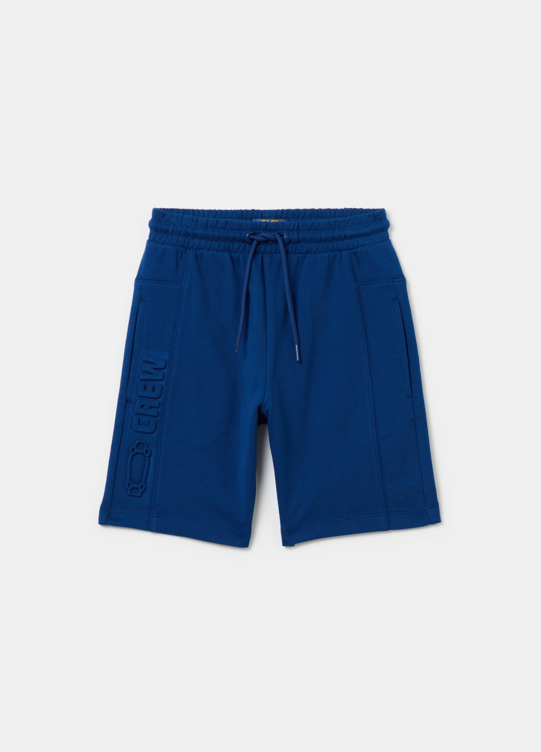 OVS, Bermuda Con Coulisse E Stampa, Bambino, Blu, Taglia: 3-4